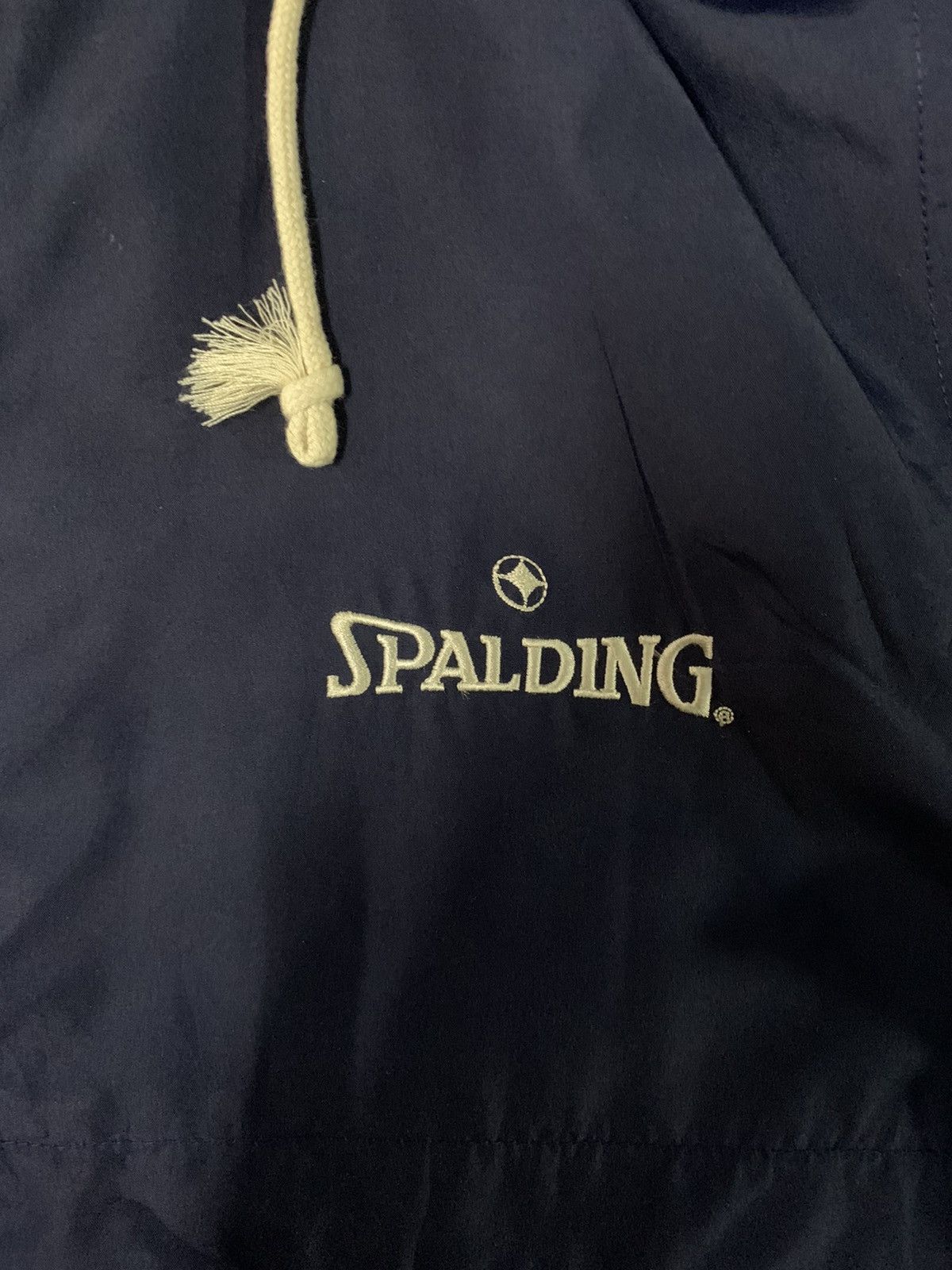 Spalding Vintage Spalding Embroidered Hooded Windbreaker Jacket Size US M / EU 48-50 / 2 - 7 Thumbnail