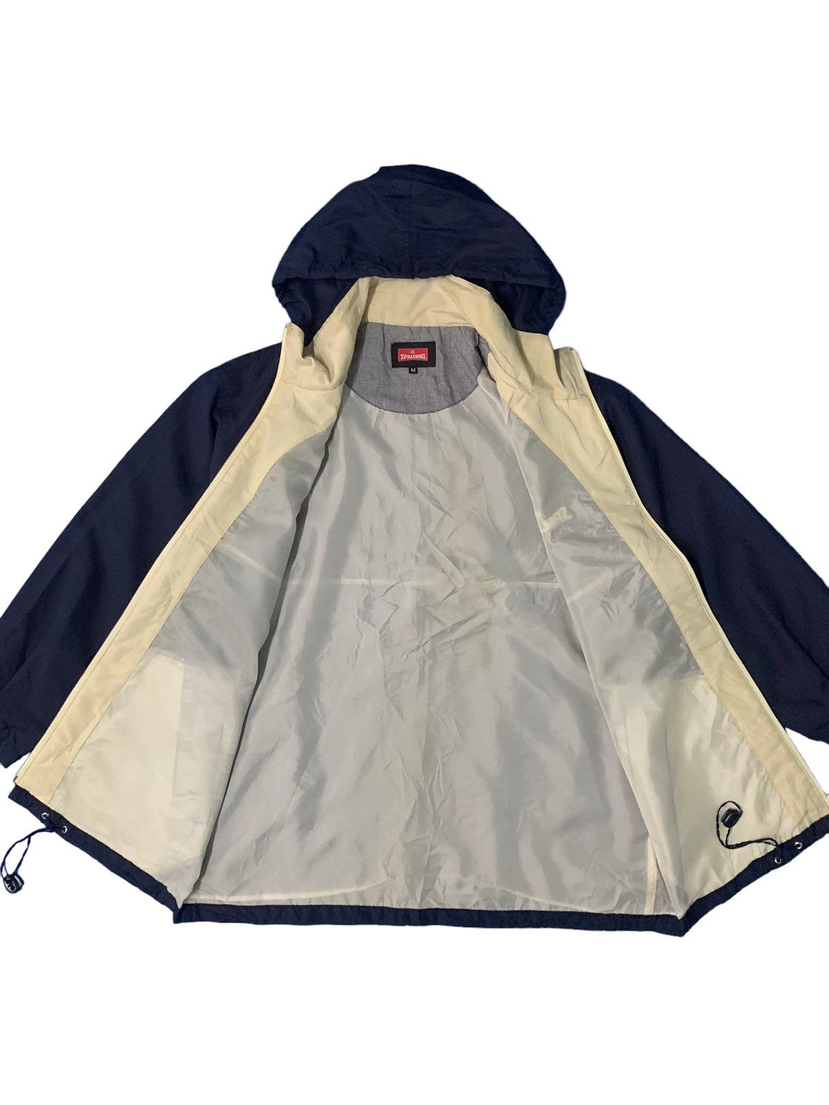 Spalding Vintage Spalding Embroidered Hooded Windbreaker Jacket Size US M / EU 48-50 / 2 - 15 Thumbnail