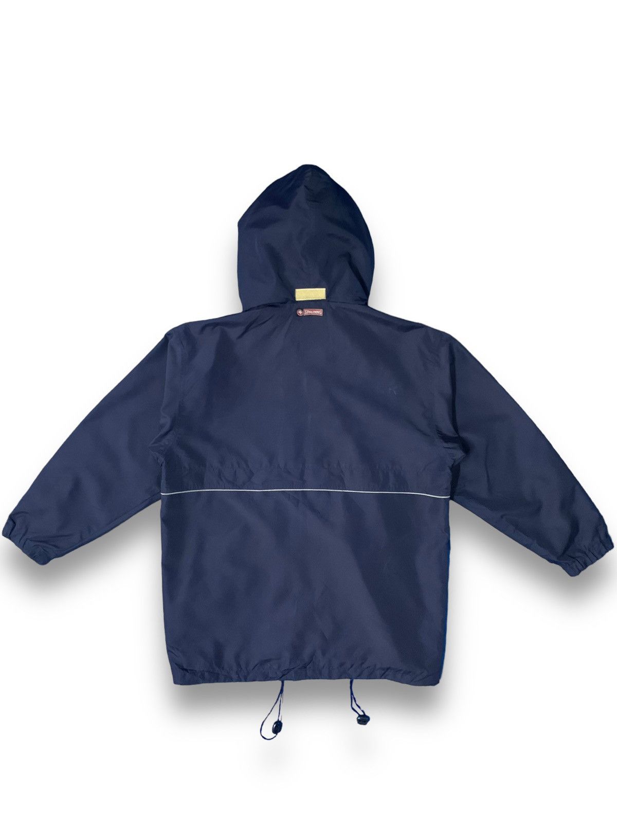 Spalding Vintage Spalding Embroidered Hooded Windbreaker Jacket Size US M / EU 48-50 / 2 - 3 Thumbnail