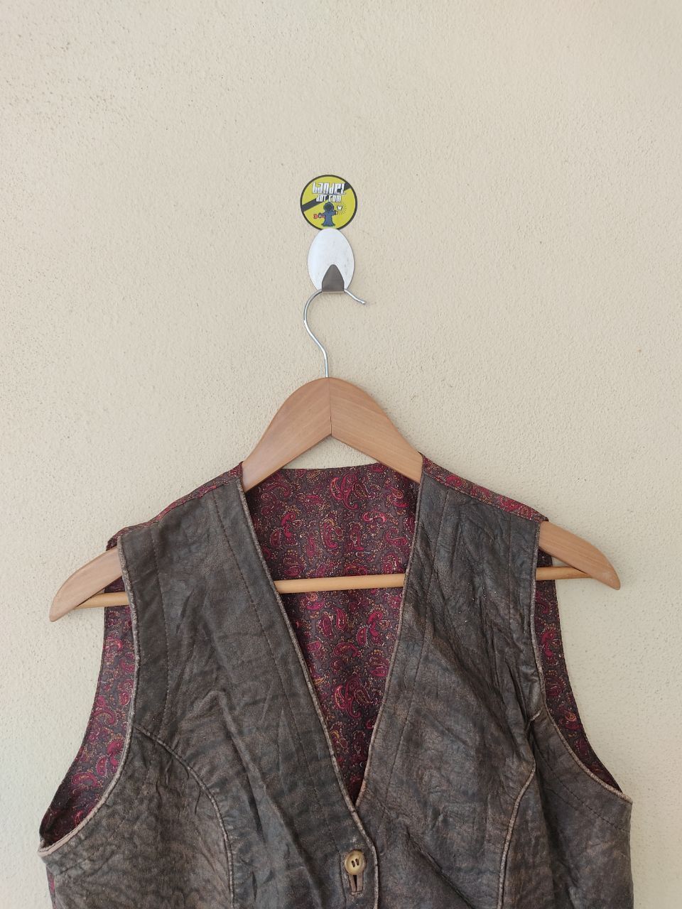 Genuine Leather × Vintage VINTAGE SERPELSA SPANISH OG LEATHER VEST Size US M / EU 48-50 / 2 - 2 Thumbnail