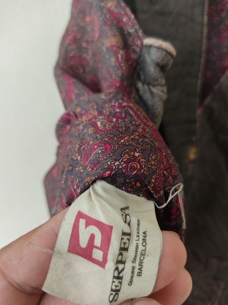 Genuine Leather × Vintage VINTAGE SERPELSA SPANISH OG LEATHER VEST Size US M / EU 48-50 / 2 - 6 Thumbnail