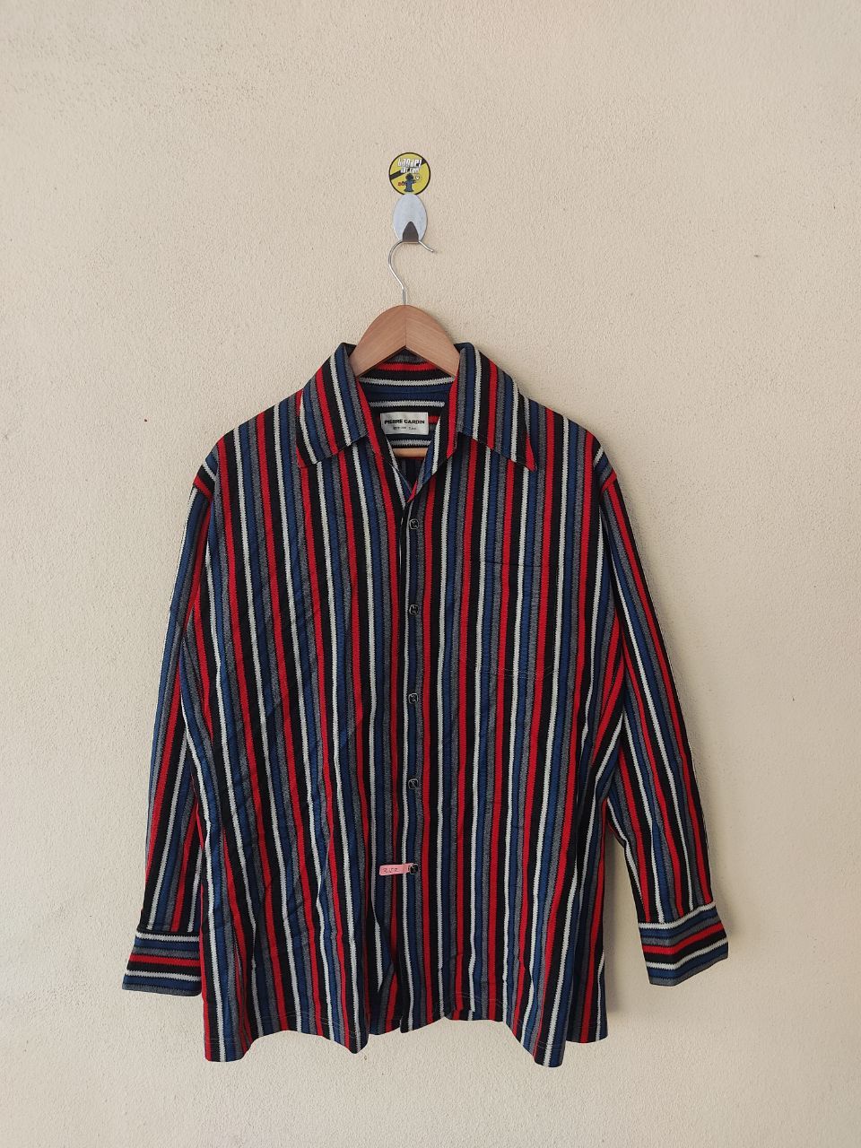VINTAGE PIERRE CARDIN MULTICOLOR STRIPE SHIRT
