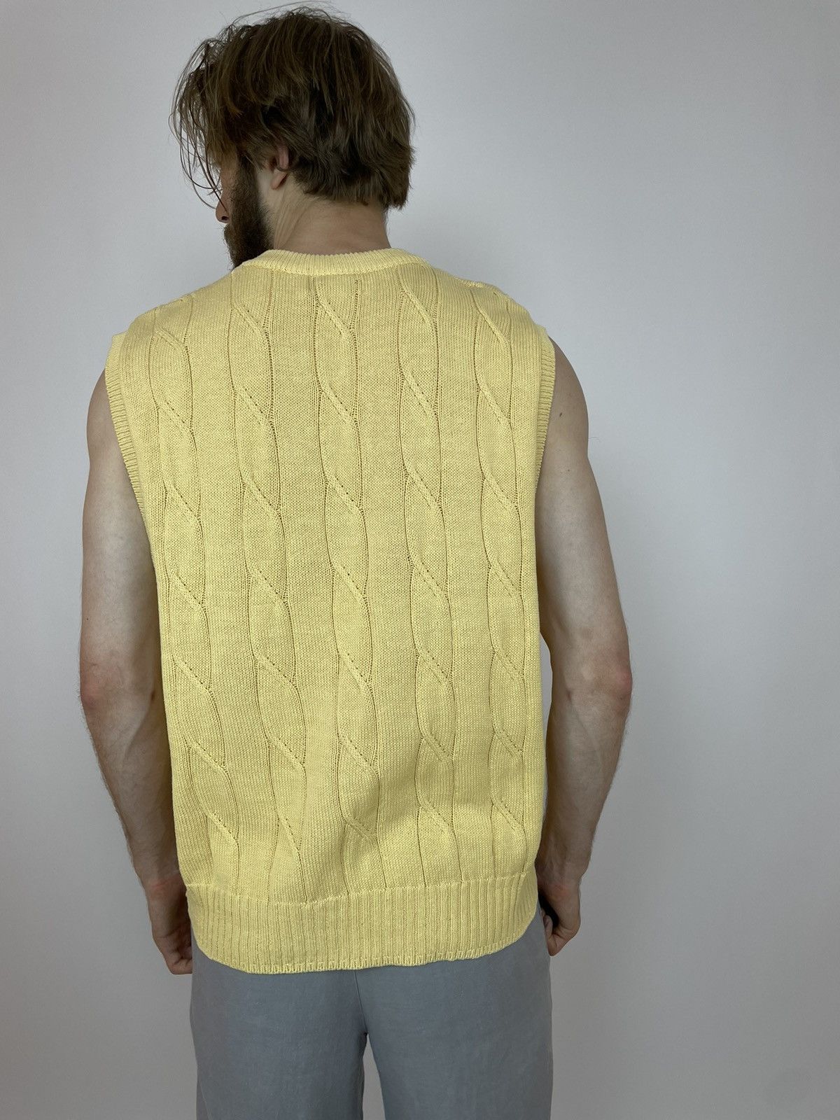 Gant Gant Cotton Vest Cable Knit Mens sleeve less sweater Size US XL / EU 56 / 4 - 7 Thumbnail