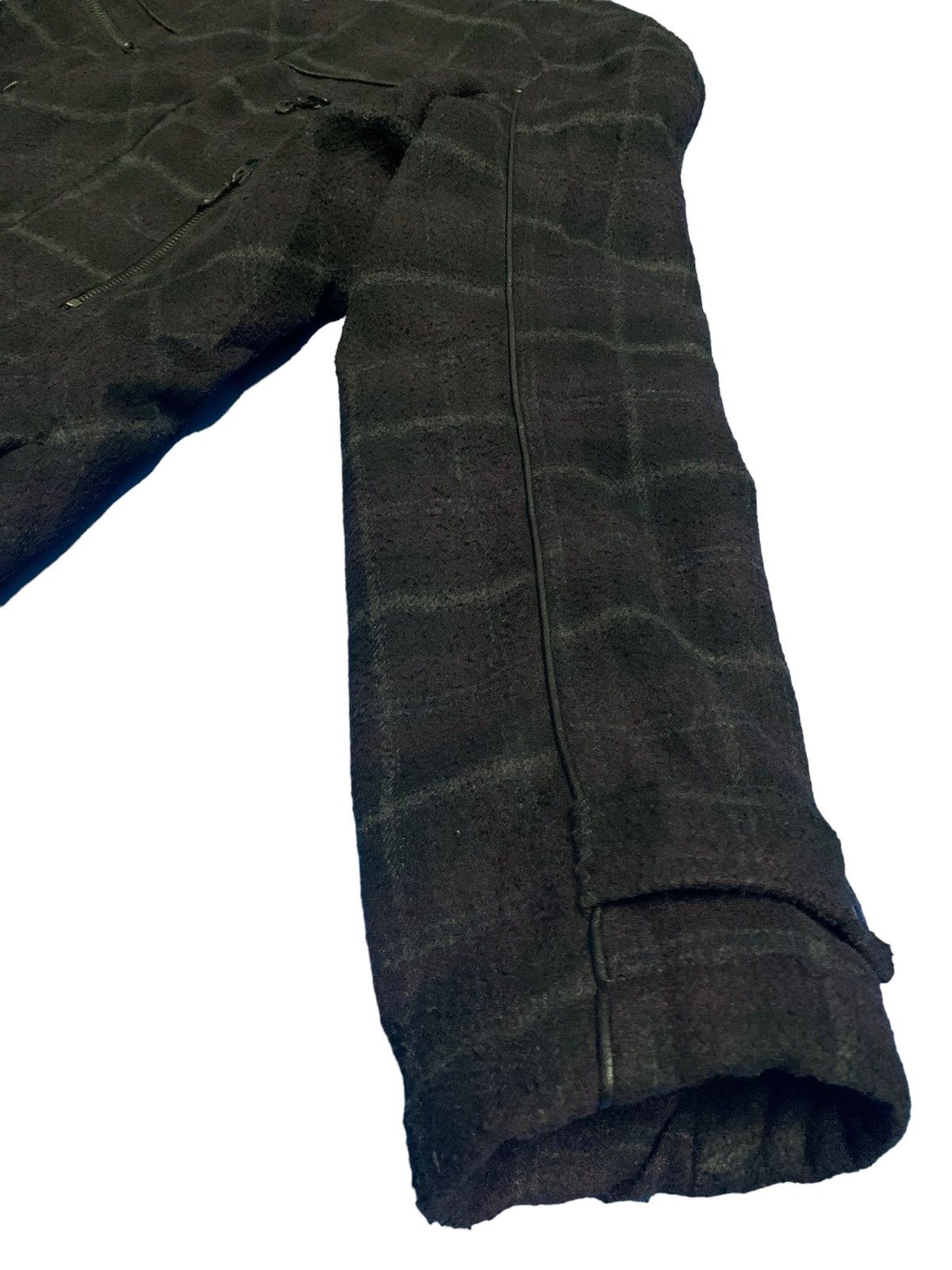 In The Attic In The Attic Homme Plaid Tartan Faux Fur Hooded Punk Jacket Size US M / EU 48-50 / 2 - 17 Thumbnail