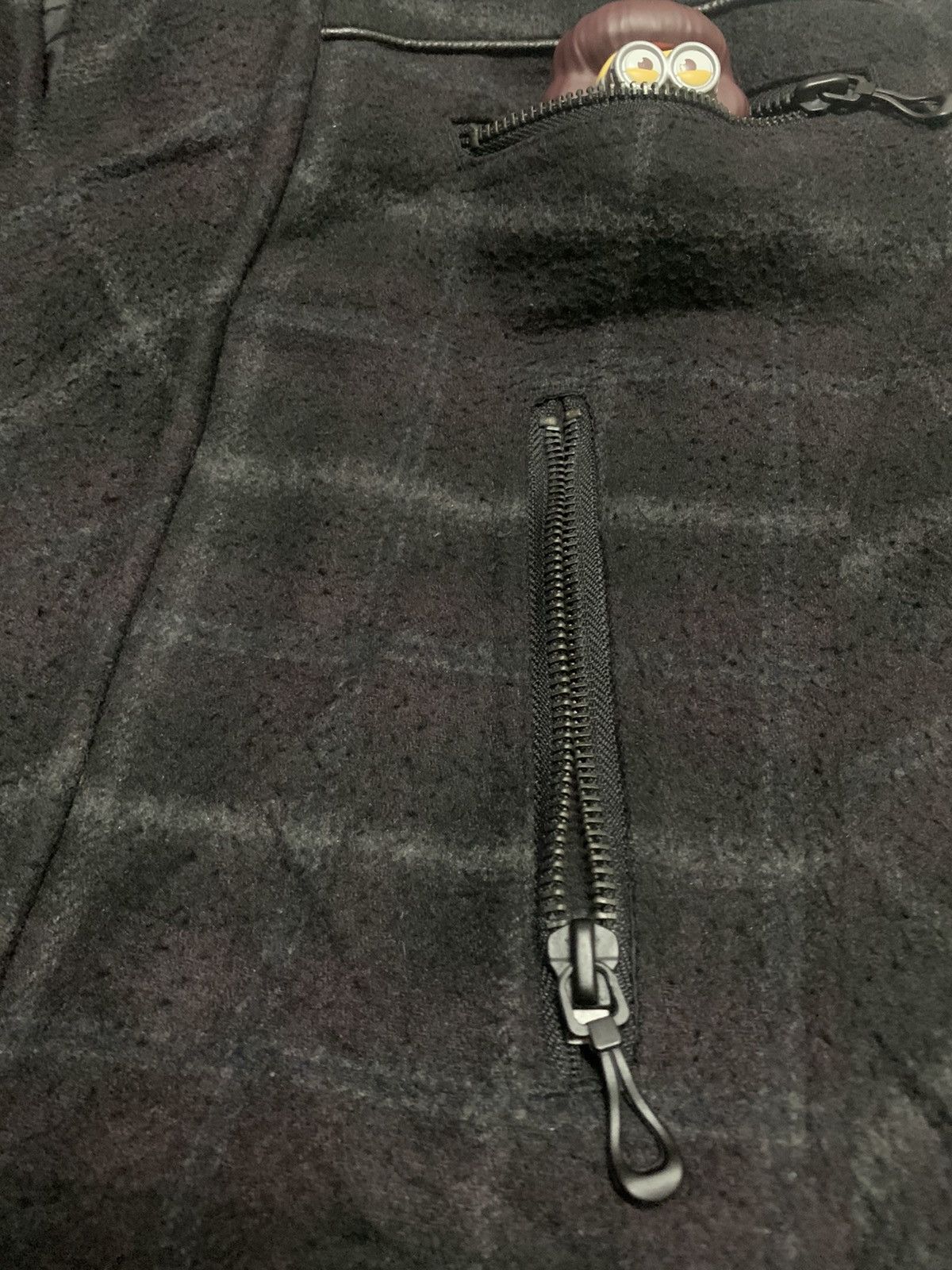 In The Attic In The Attic Homme Plaid Tartan Faux Fur Hooded Punk Jacket Size US M / EU 48-50 / 2 - 12 Thumbnail