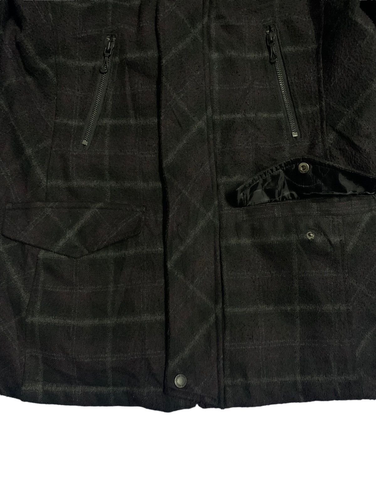 In The Attic In The Attic Homme Plaid Tartan Faux Fur Hooded Punk Jacket Size US M / EU 48-50 / 2 - 10 Thumbnail
