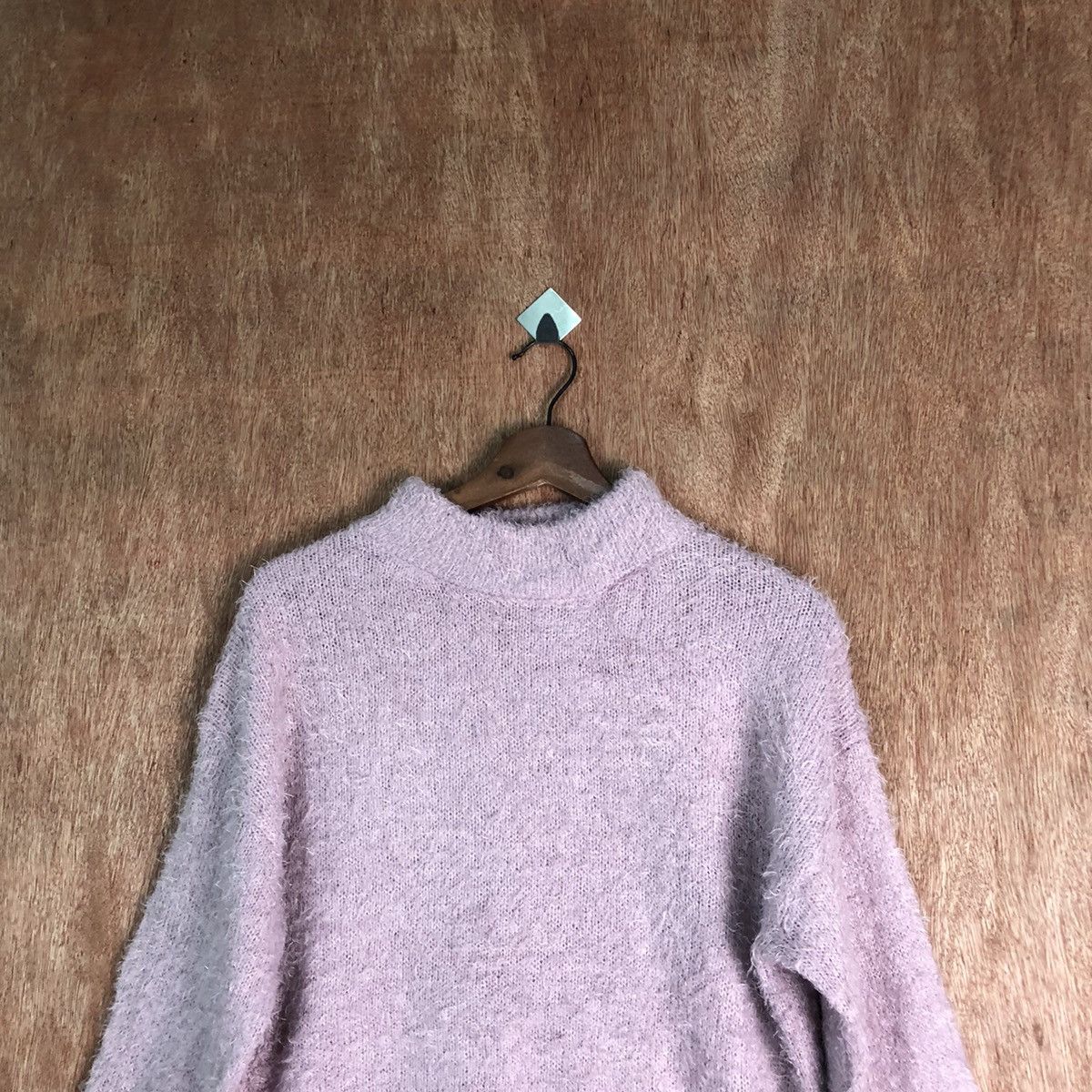 Homespun Knitwear GU Purple Shag Shaggy Fur Mohair Knitwear #6522 Size US M / EU 48-50 / 2 - 2 Thumbnail