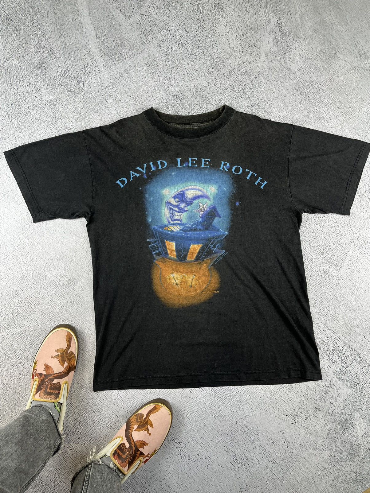 Band Tees RARE🔥 Vintage 1994 David Lee Roth tshirt the entire world Size US M / EU 48-50 / 2 - 1 Thumbnail