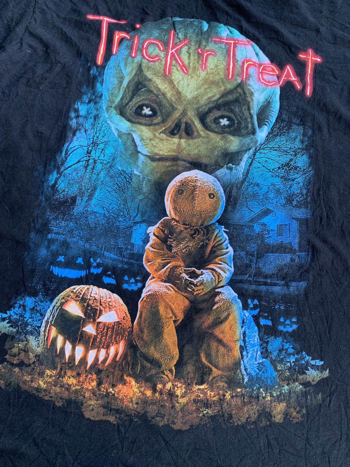 Universal Studios Distressed Halloween Horror Trick r Treat Movie Tshirt Size US M / EU 48-50 / 2 - 2 Thumbnail