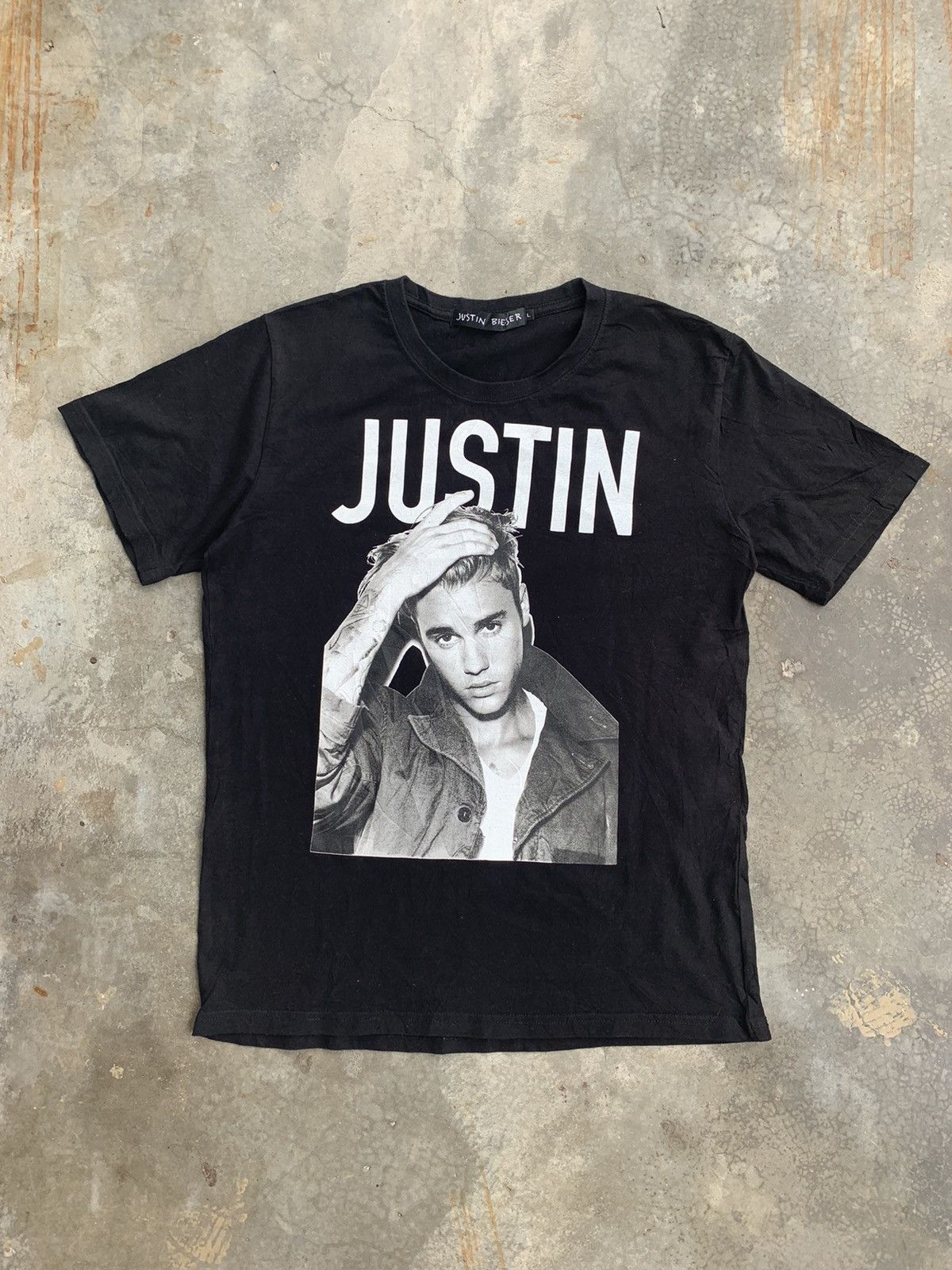 Band Tees × Justin Bieber Justin Bieber large printed Tshirt Size US M / EU 48-50 / 2 - 1 Thumbnail