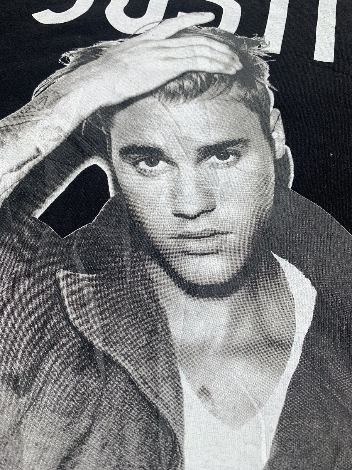 Band Tees × Justin Bieber Justin Bieber large printed Tshirt Size US M / EU 48-50 / 2 - 2 Thumbnail