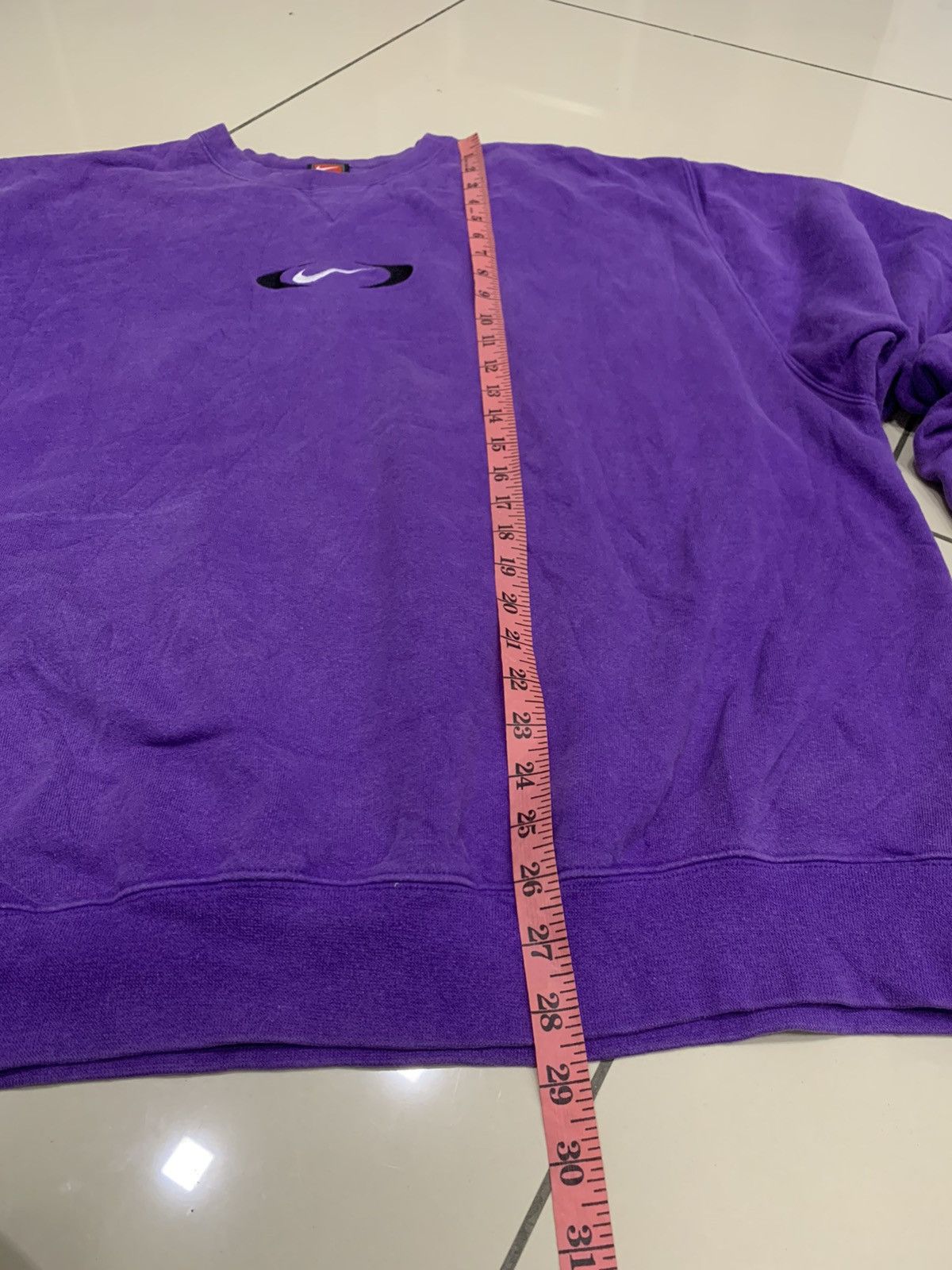 Nike VTG 90s NIKE CENTER LOGO SWEATSHIRT PULLOVER Size US XL / EU 56 / 4 - 3 Thumbnail