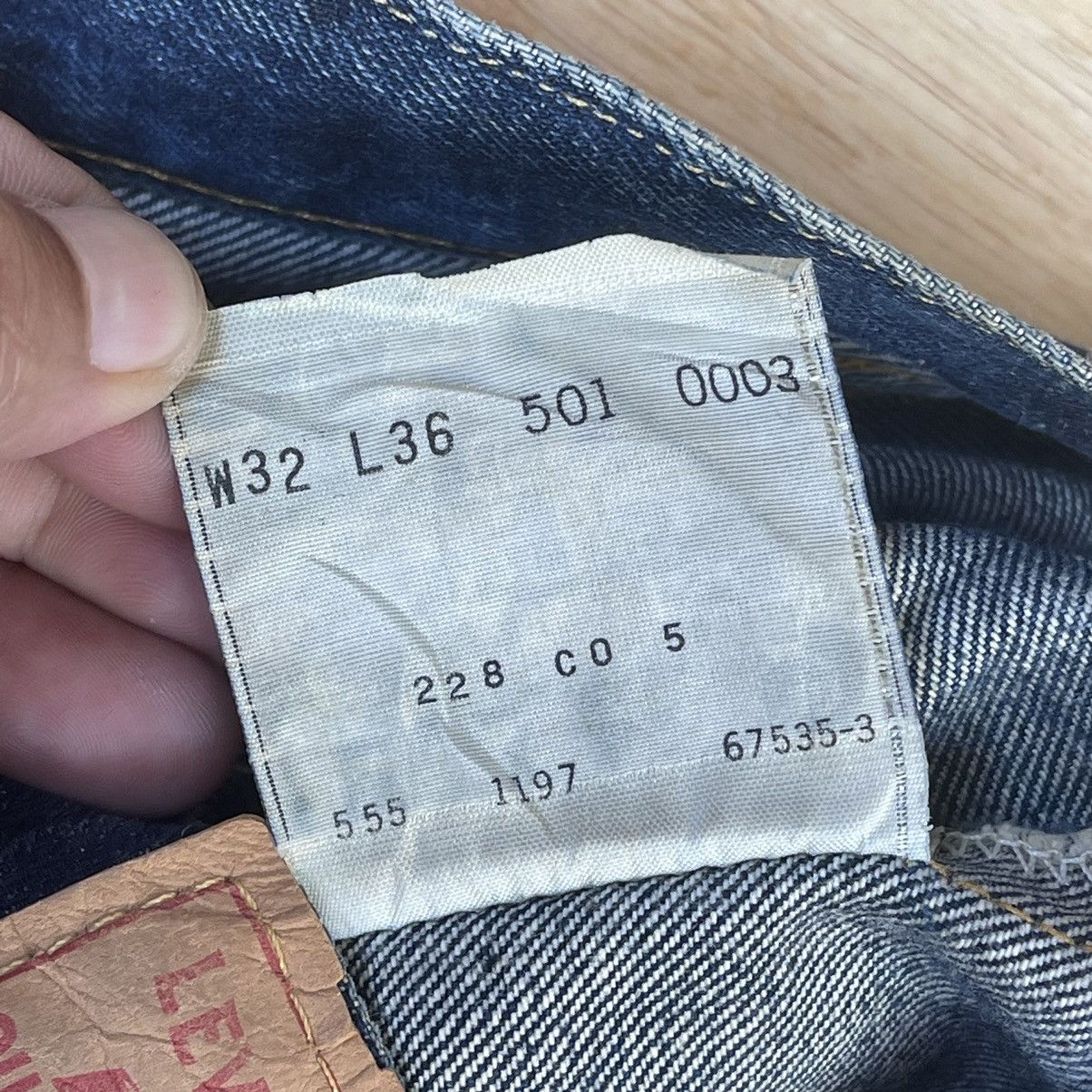 Levi's × Vintage RIOT💥💥30x32.5 Vintage 90s Levis 501XX Big E Selvedge Jeans Size US 32 / EU 48 - 15 Thumbnail