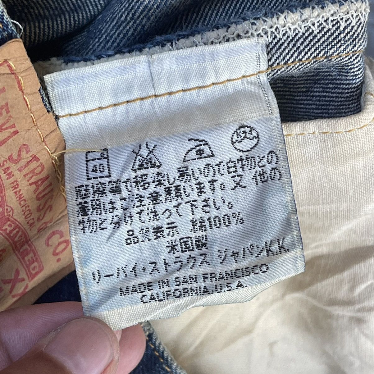 Levi's × Vintage RIOT💥💥30x32.5 Vintage 90s Levis 501XX Big E Selvedge Jeans Size US 32 / EU 48 - 14 Thumbnail