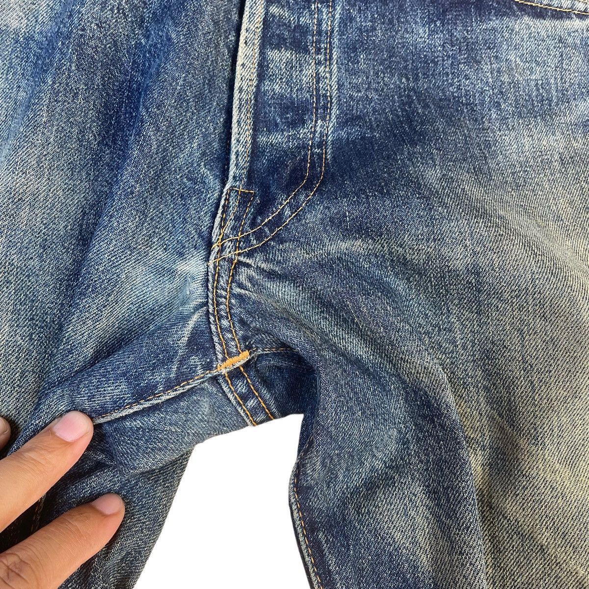 Levi's × Vintage RIOT💥💥30x32.5 Vintage 90s Levis 501XX Big E Selvedge Jeans Size US 32 / EU 48 - 6 Thumbnail