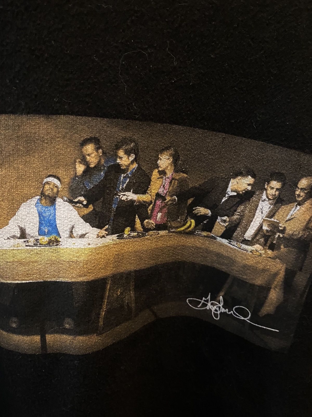 Undefeated Allen Iverson ‘The Last Supper’ crewneck by Gary Land Size US M / EU 48-50 / 2 - 2 Thumbnail