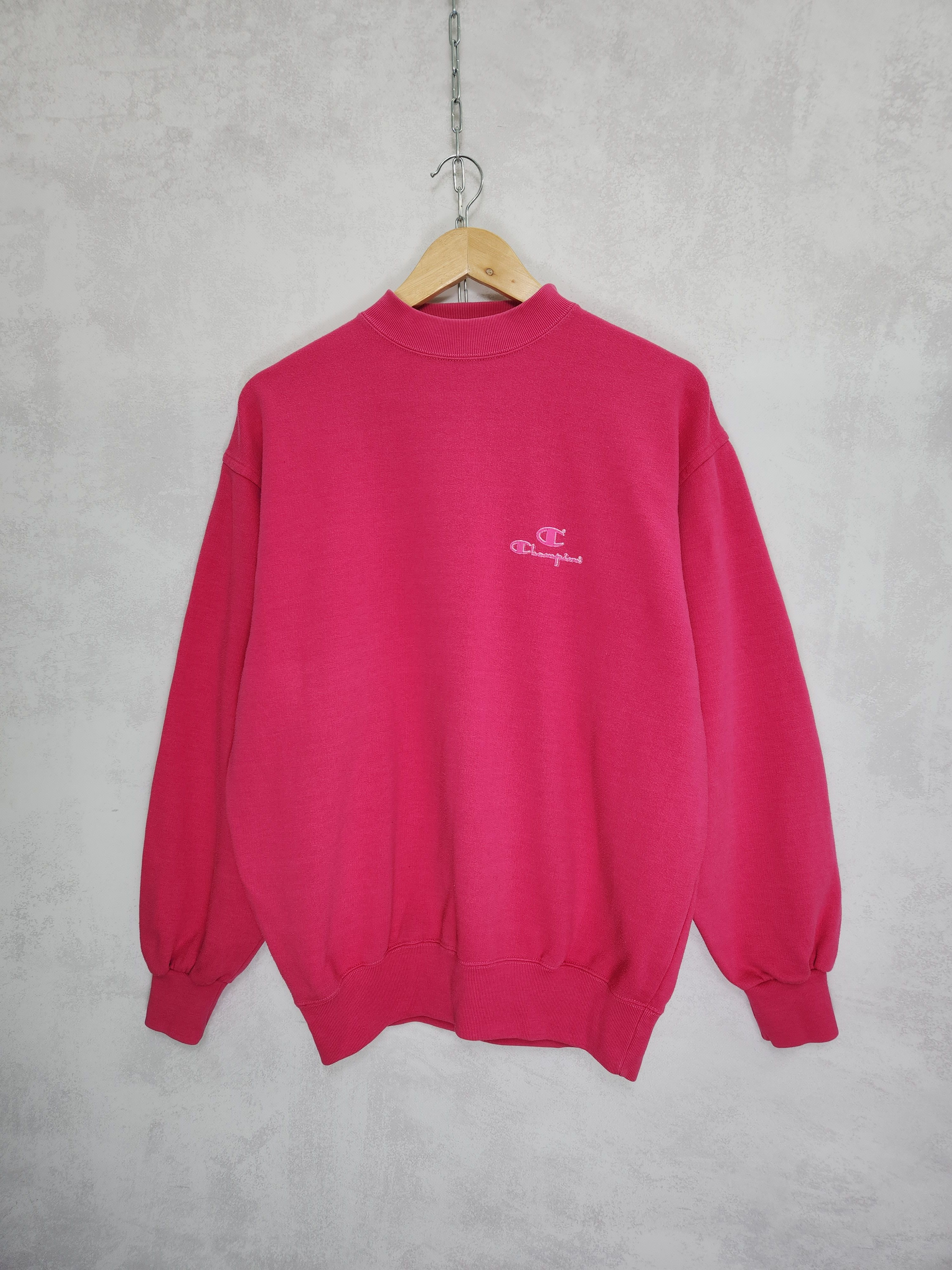 Champion Vintage y2k champion double logo sweatshirt high neck Size US M / EU 48-50 / 2 - 1 Thumbnail