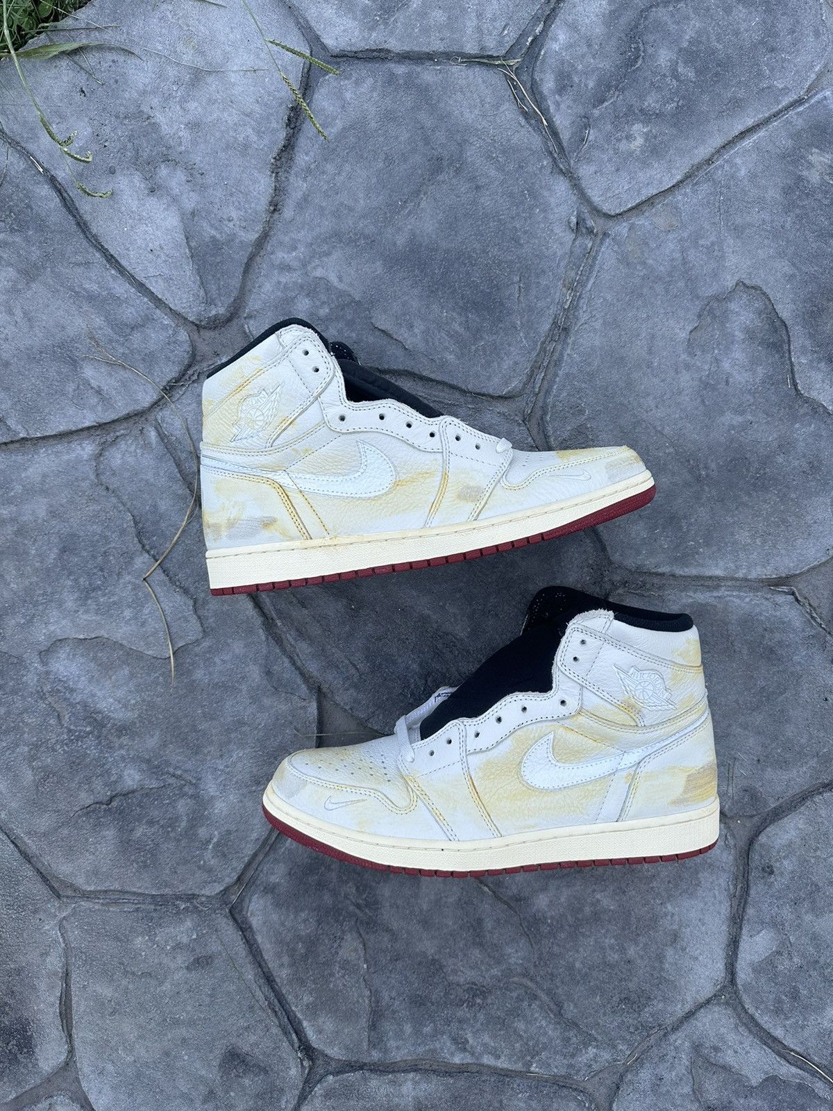 image of Jordan Nike Jordan 1 Nigel Sylvester Size 12 Shoes in Cream, Men's