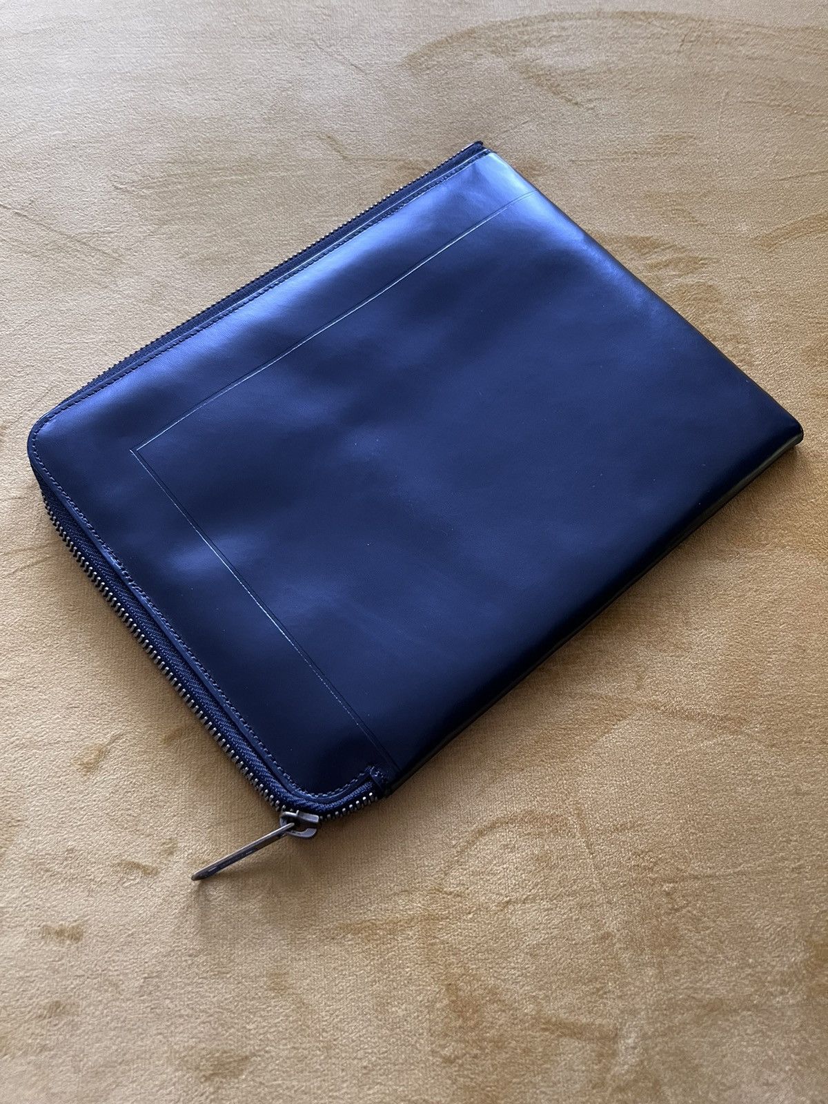 Maison Margiela €350 glossy black leather organizer, made in Italy Size ONE SIZE - 2 Thumbnail