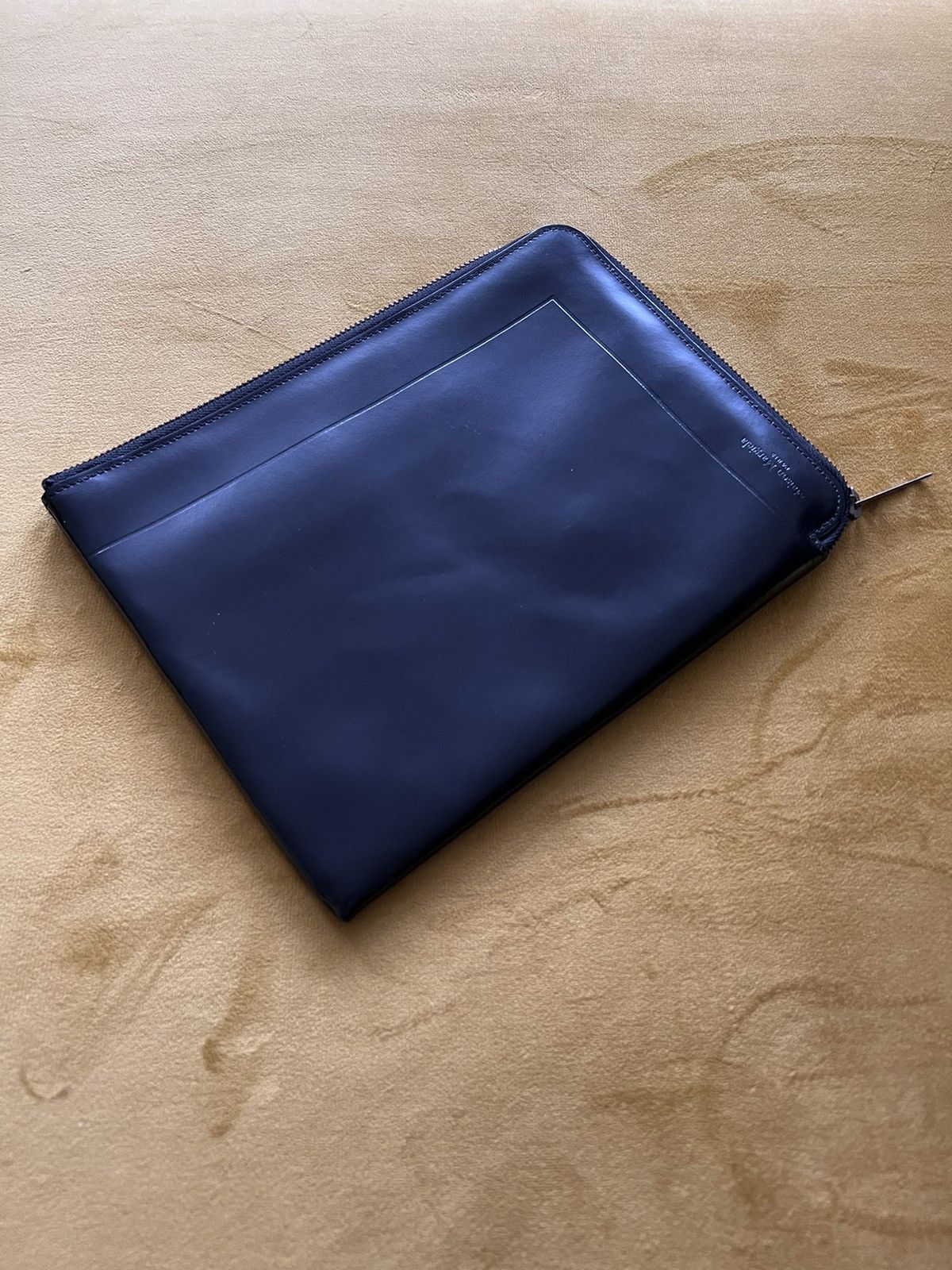 Maison Margiela €350 glossy black leather organizer, made in Italy Size ONE SIZE - 1 Thumbnail