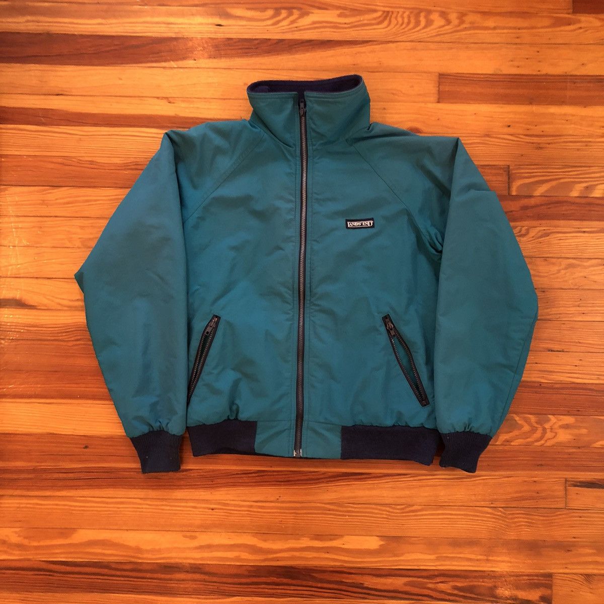 Lands' End × Vintage Vintage Lands End Lightweight Bomber Jacket Size US M / EU 48-50 / 2 - 1 Thumbnail