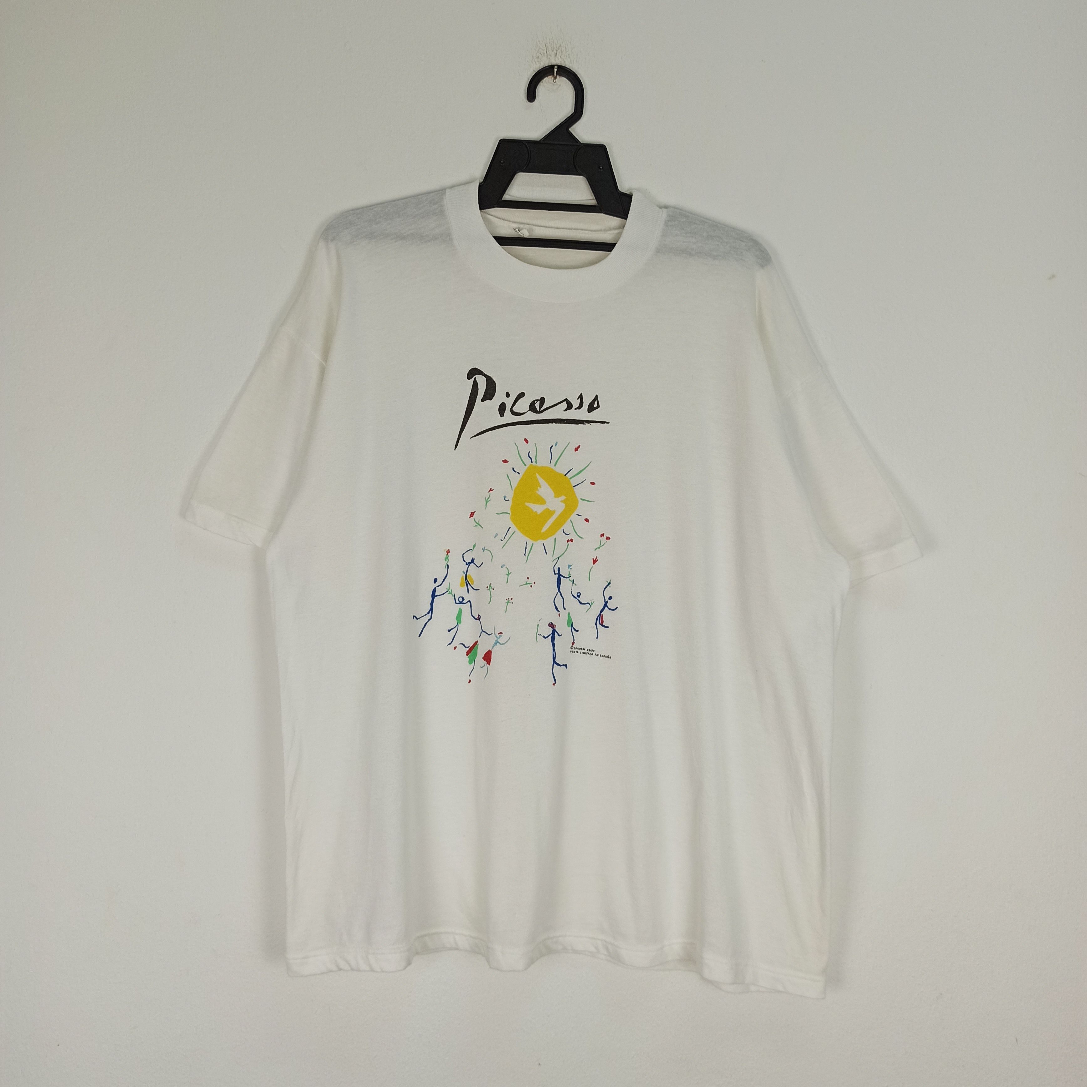 Vintage 🔥Vintage🔥 Picasso 1989/90 Art tees | Made in Spain Size US XL / EU 56 / 4 - 1 Thumbnail