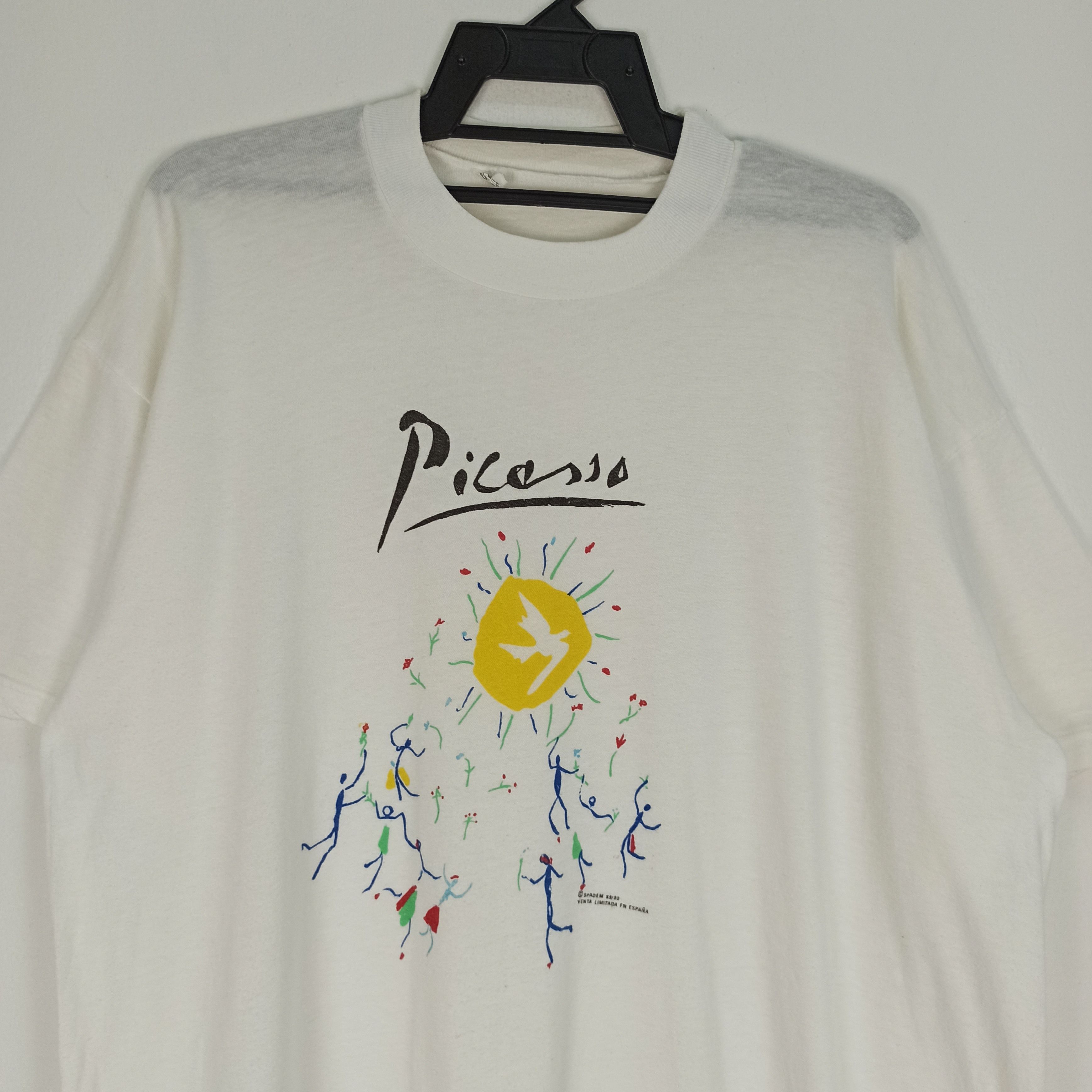 Vintage 🔥Vintage🔥 Picasso 1989/90 Art tees | Made in Spain Size US XL / EU 56 / 4 - 2 Thumbnail