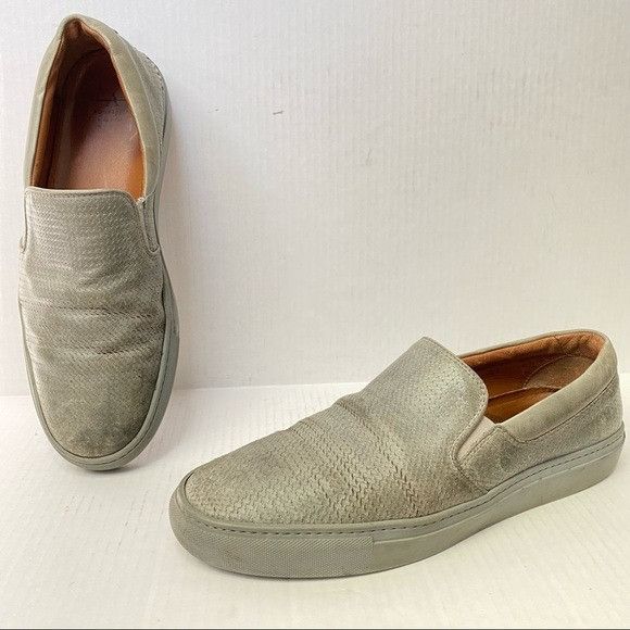Aquatalia Aquatalia Italian Woven Leather Slip On Shoes Size US 11 / EU 44 - 2 Thumbnail