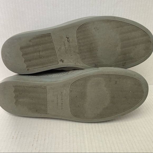 Aquatalia Aquatalia Italian Woven Leather Slip On Shoes Size US 11 / EU 44 - 7 Thumbnail