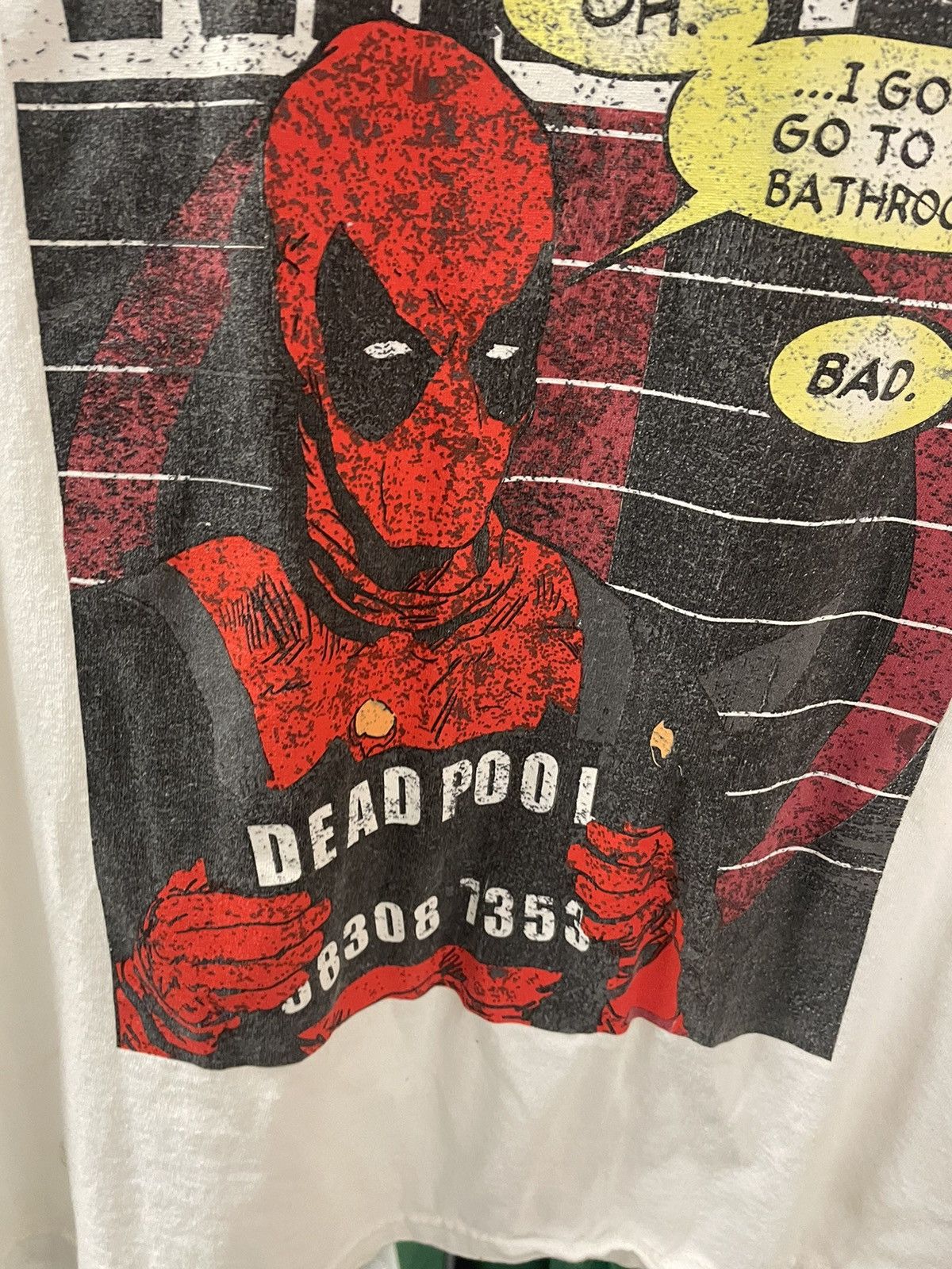 Marvel Comics Deadpool WANTED T Shirt Size L Size US L / EU 52-54 / 3 - 4 Thumbnail