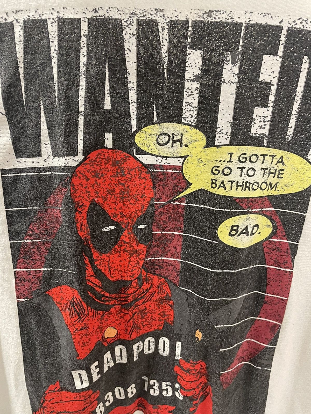 Marvel Comics Deadpool WANTED T Shirt Size L Size US L / EU 52-54 / 3 - 3 Thumbnail