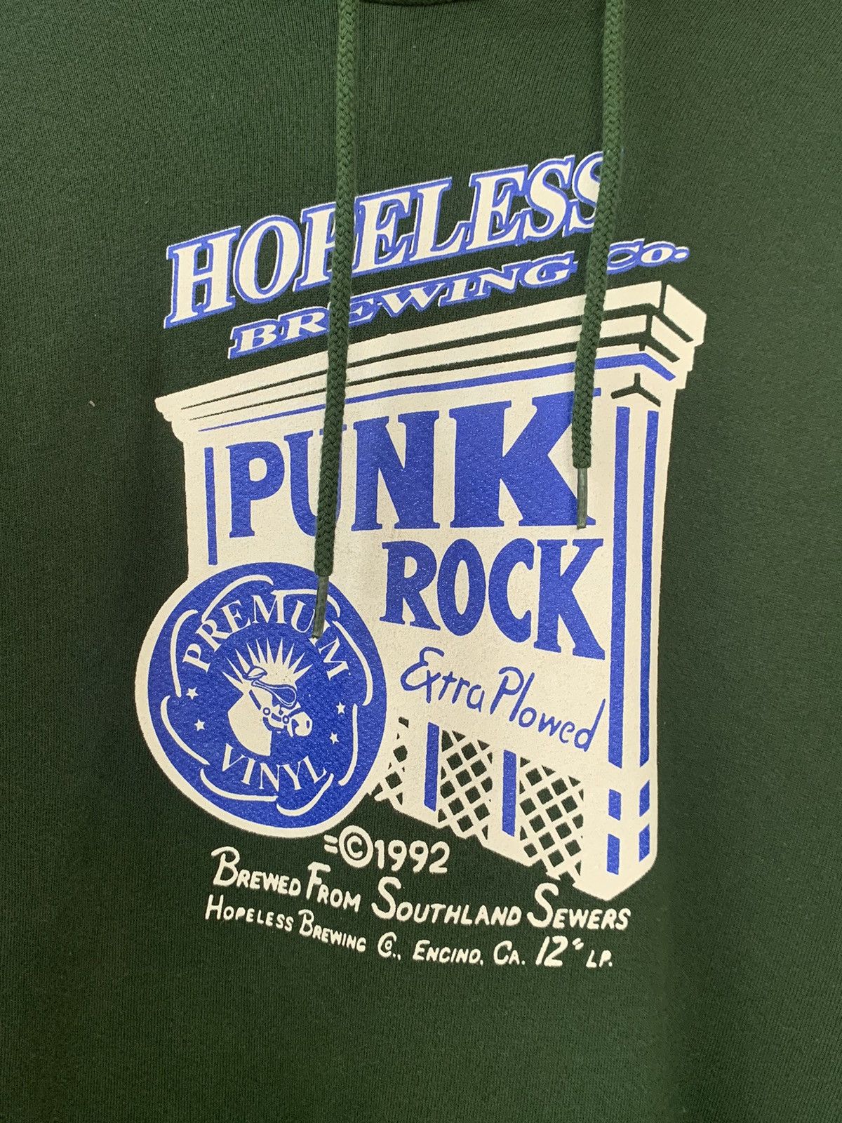 Band Tees Vintage 1992 Punk Rock Hopeless Records Hoodie Size US L / EU 52-54 / 3 - 6 Thumbnail