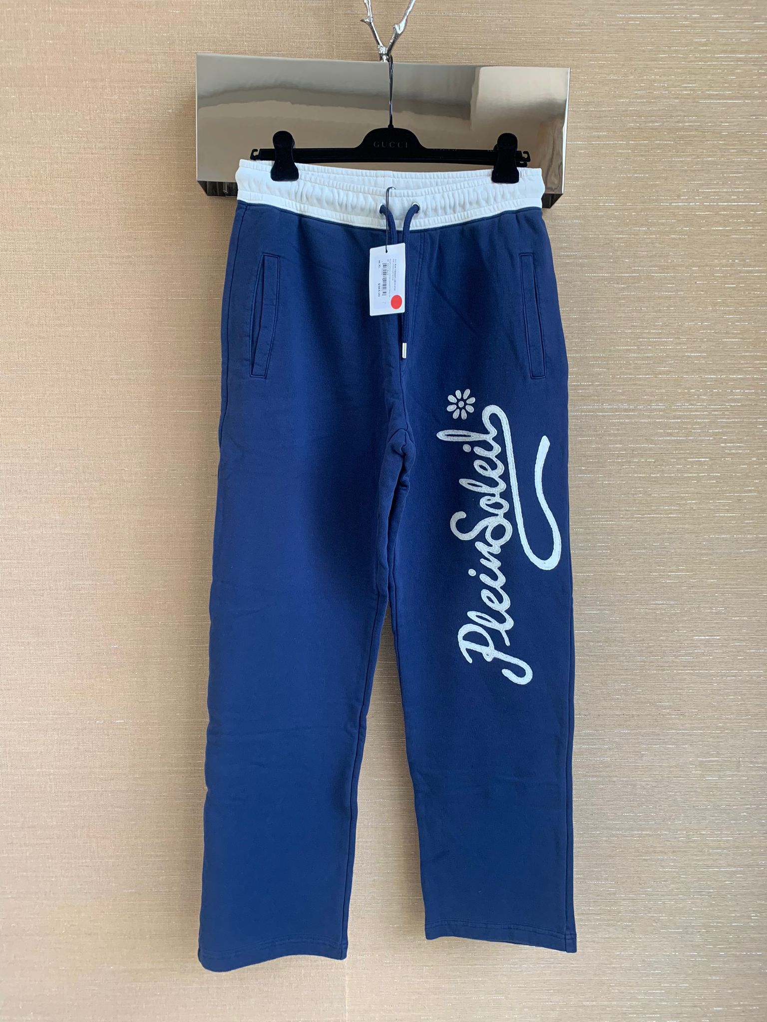 Lanvin Plein Soleil Patch Logo Trousers in Navy Size US 36 / EU 52 - 1 Thumbnail