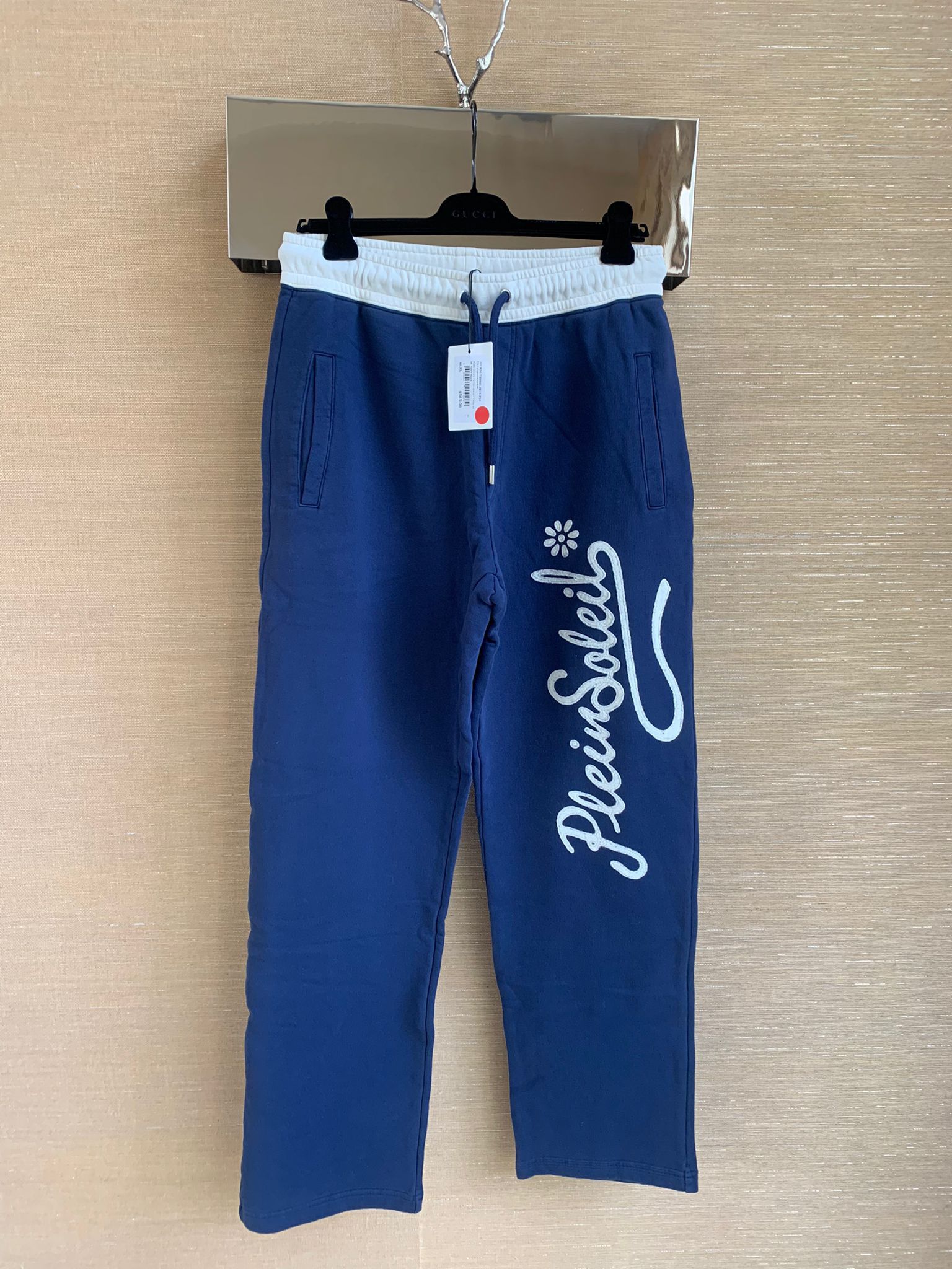 Lanvin Plein Soleil Patch Logo Trousers in Navy Size US 36 / EU 52 - 3 Thumbnail