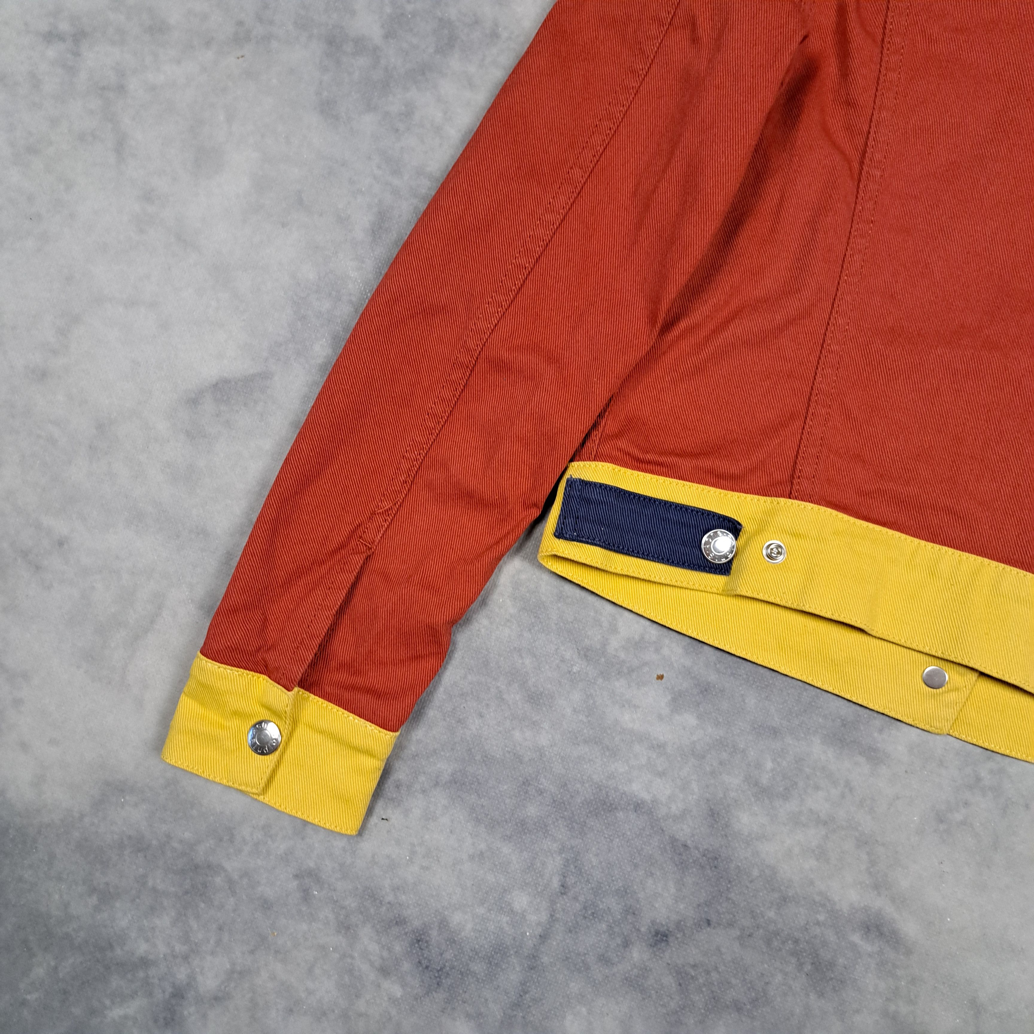 Acne Studios Acne Studios Multicolor Top Orange Multi Lego Denim Jacket Size XS / US 0-2 / IT 36-38 - 4 Thumbnail