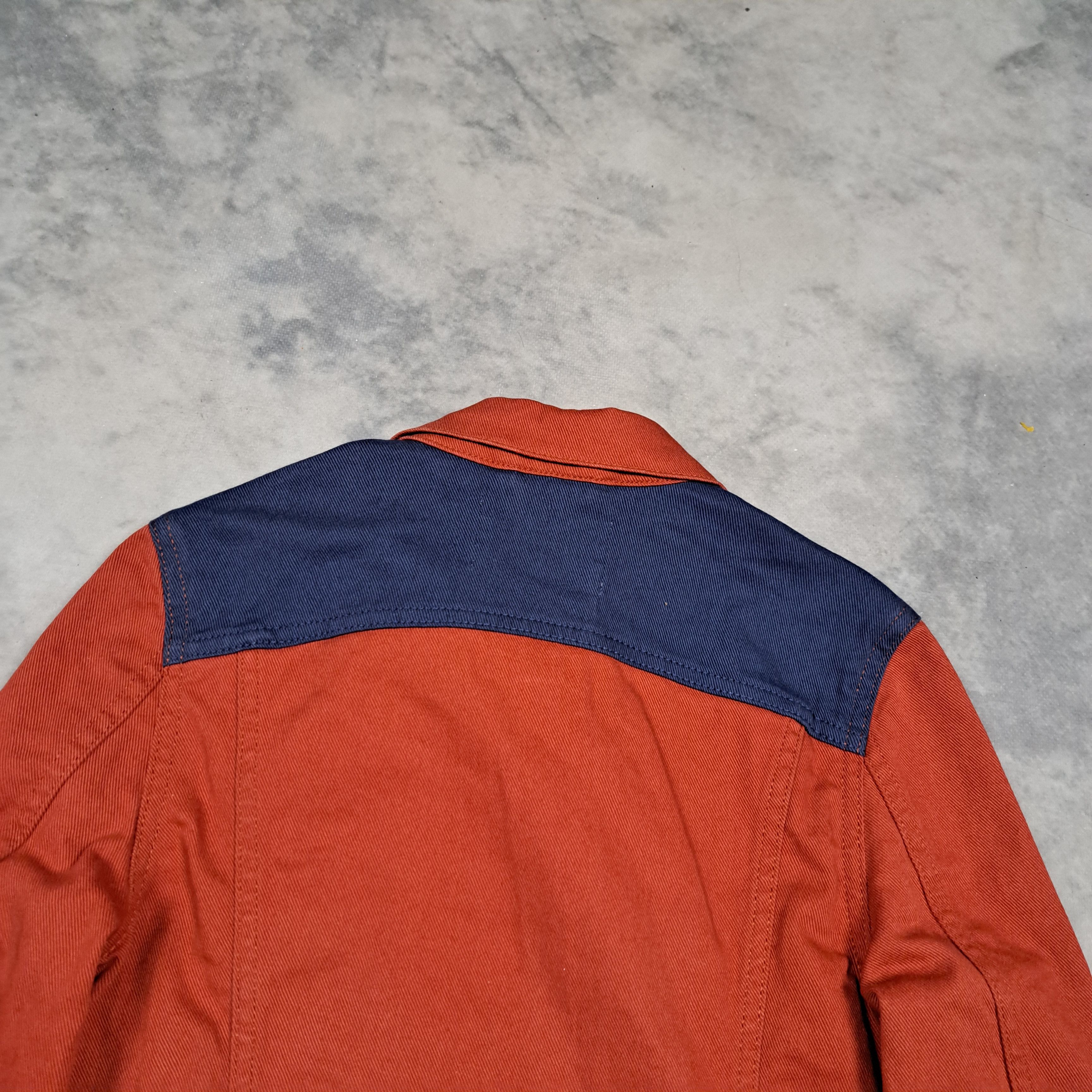Acne Studios Acne Studios Multicolor Top Orange Multi Lego Denim Jacket Size XS / US 0-2 / IT 36-38 - 6 Thumbnail