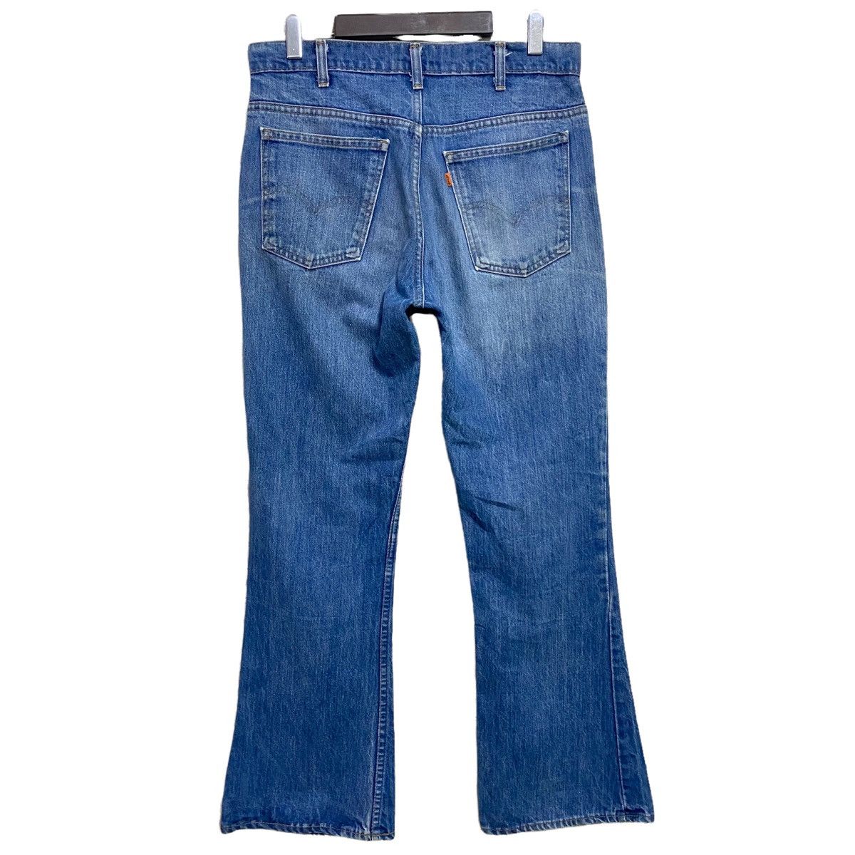 Levi's 70s Levis 646 Orangetab Bell Bottom Jeans #8 33x30 Size US 33 - 2 Thumbnail