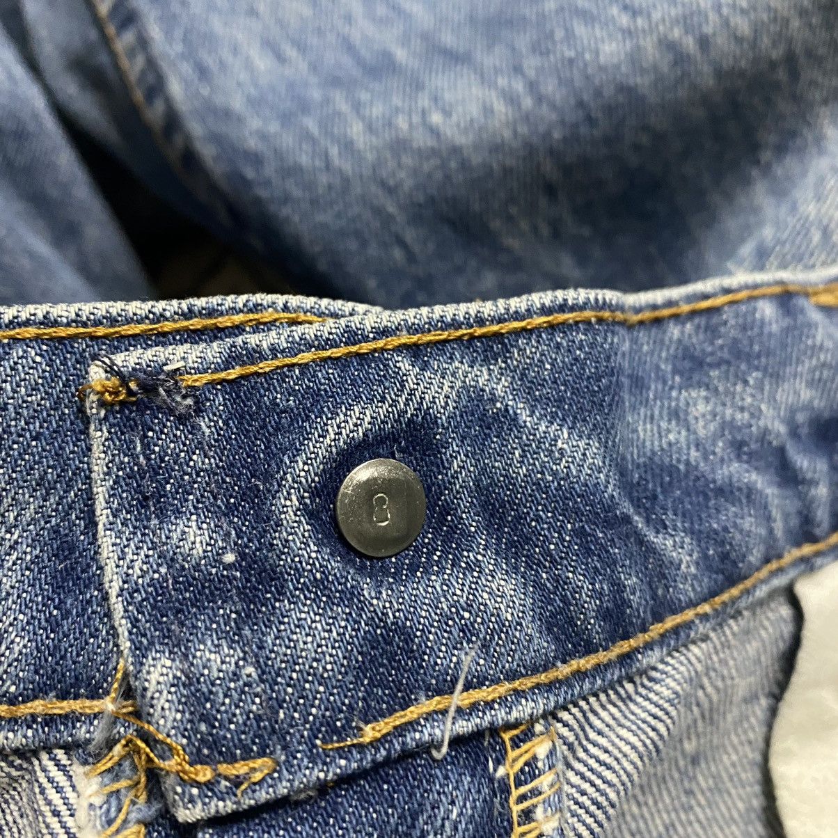 Levi's 70s Levis 646 Orangetab Bell Bottom Jeans #8 33x30 Size US 33 - 16 Thumbnail