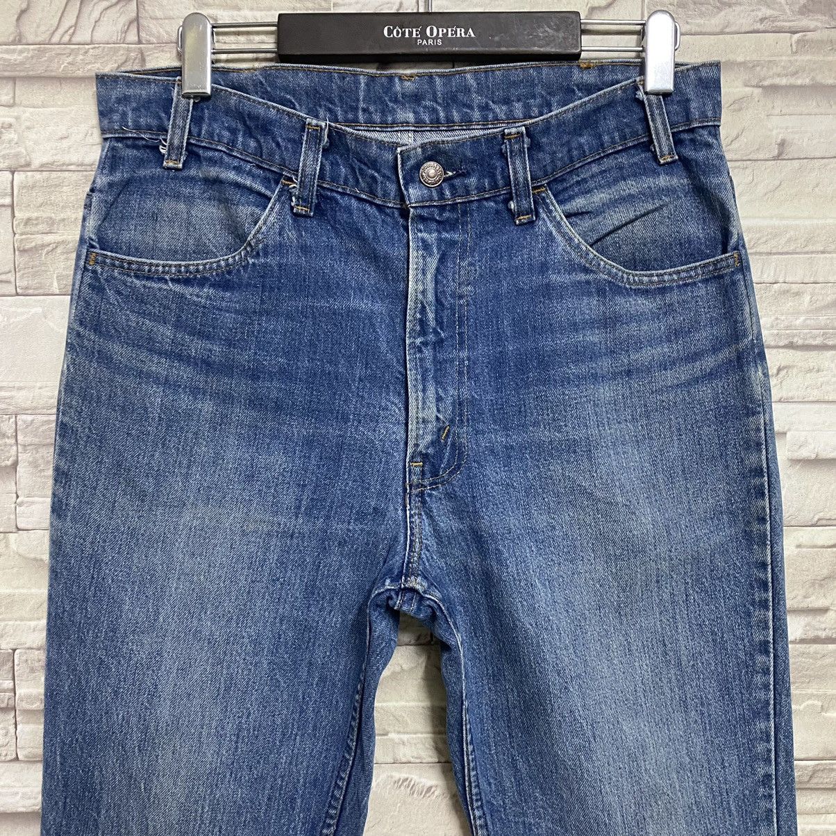 Levi's 70s Levis 646 Orangetab Bell Bottom Jeans #8 33x30 Size US 33 - 4 Thumbnail