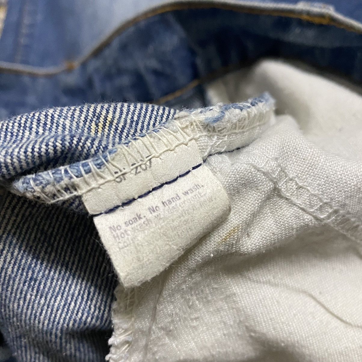 Levi's 70s Levis 646 Orangetab Bell Bottom Jeans #8 33x30 Size US 33 - 18 Thumbnail