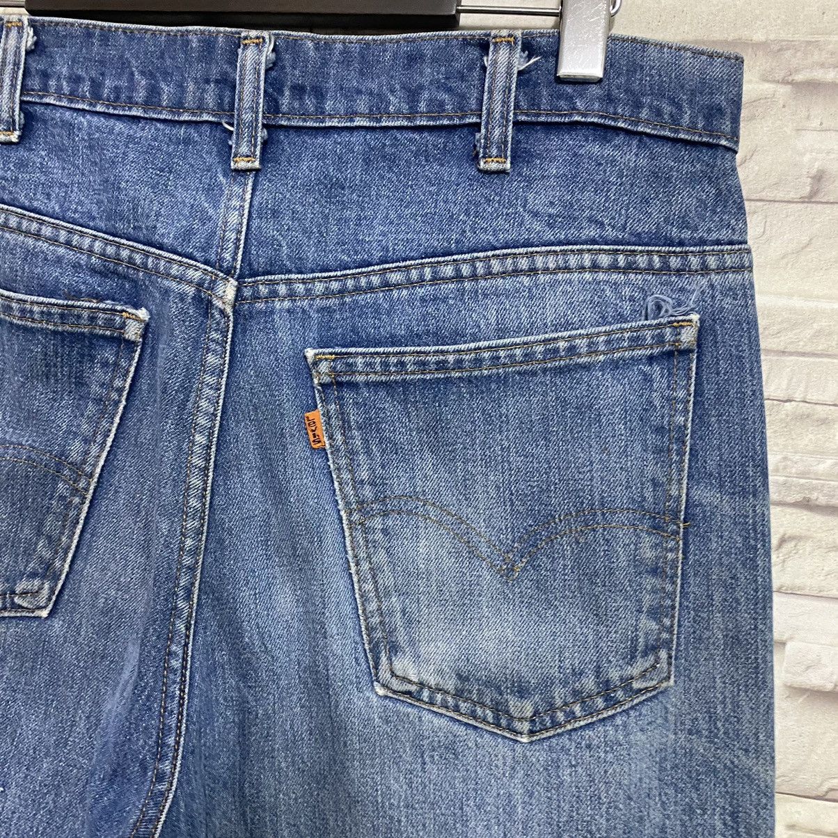 Levi's 70s Levis 646 Orangetab Bell Bottom Jeans #8 33x30 Size US 33 - 12 Thumbnail