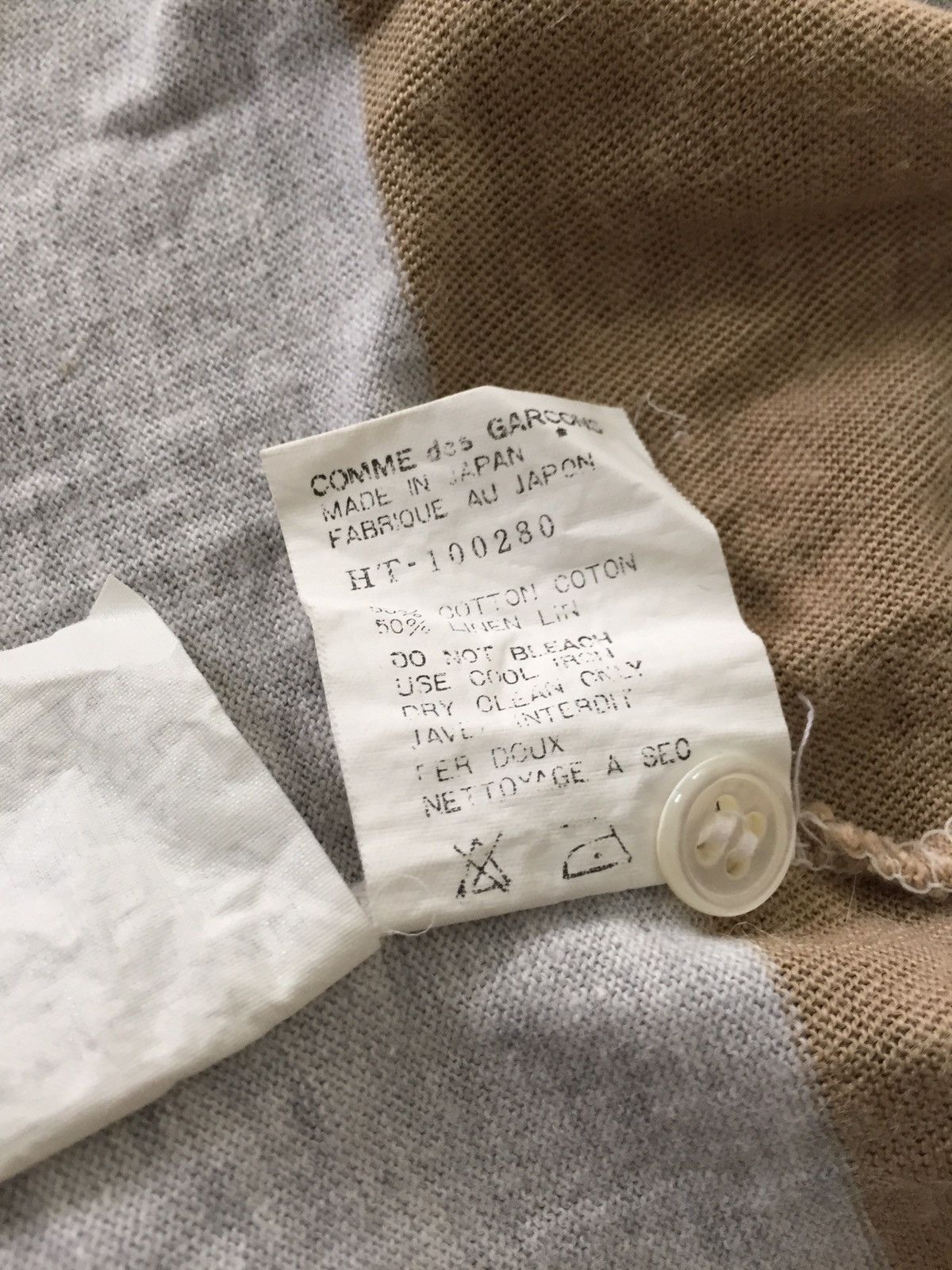 Comme des Garcons Homme SS97 Comme des Garçons Home Jail Stripe Polo Shirt Size US L / EU 52-54 / 3 - 6 Thumbnail