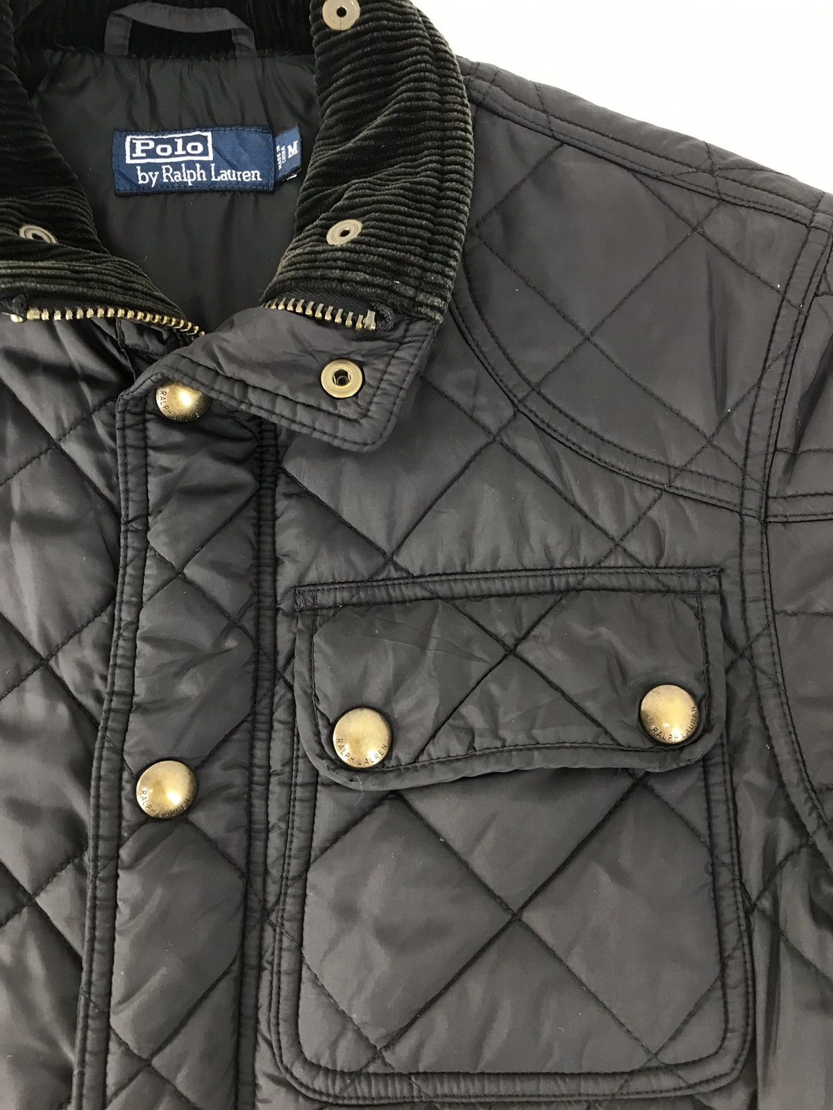 Japanese Brand × Polo Ralph Lauren Polo By Ralph Lauren Snap Button Zipper Puffer Jacket Size US M / EU 48-50 / 2 - 5 Thumbnail
