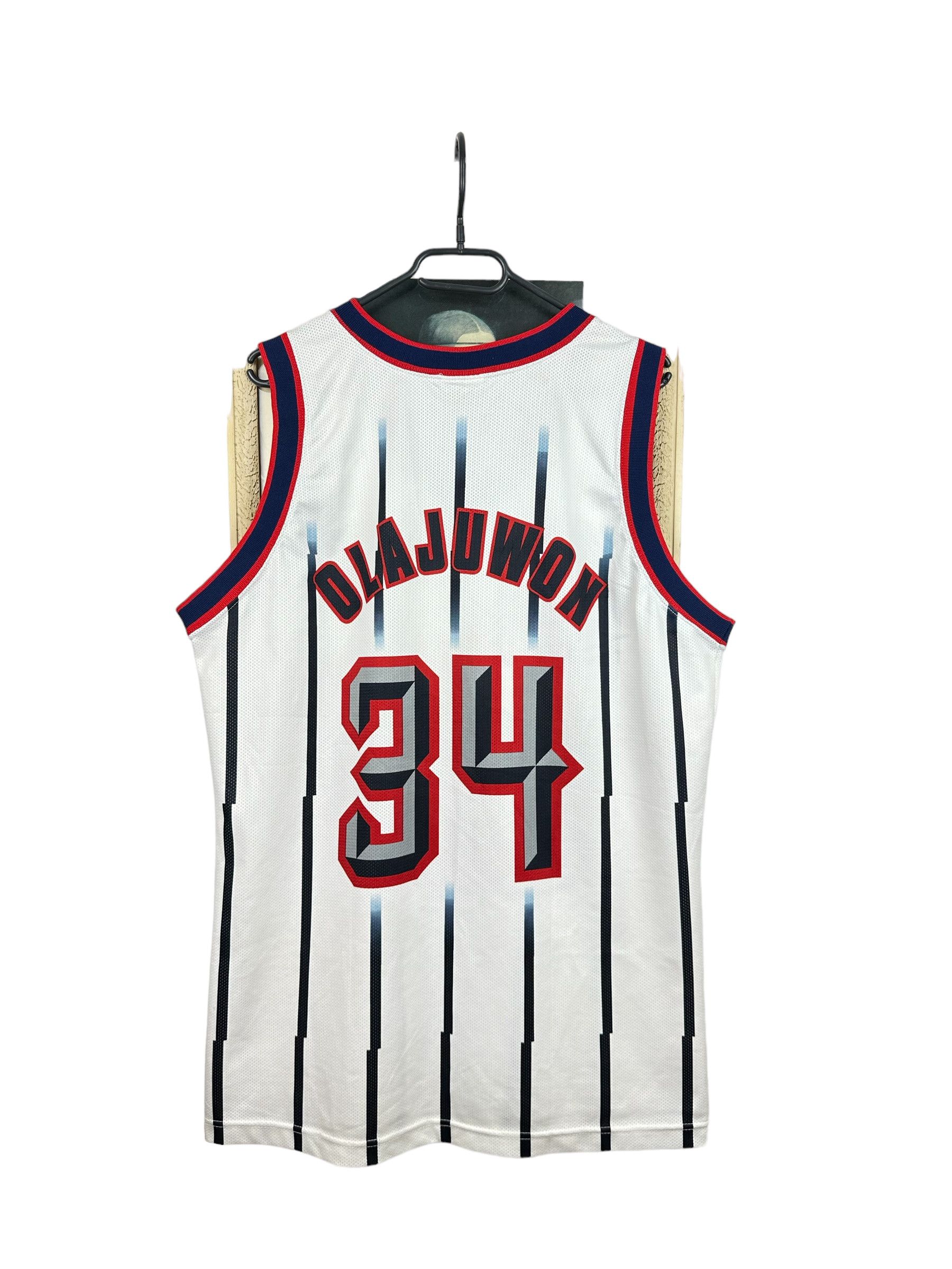 Champion × NBA × Vintage Vintage Houston Rockets Olajuwon Jersey NBA Shirt Champion Size US L / EU 52-54 / 3 - 11 Thumbnail