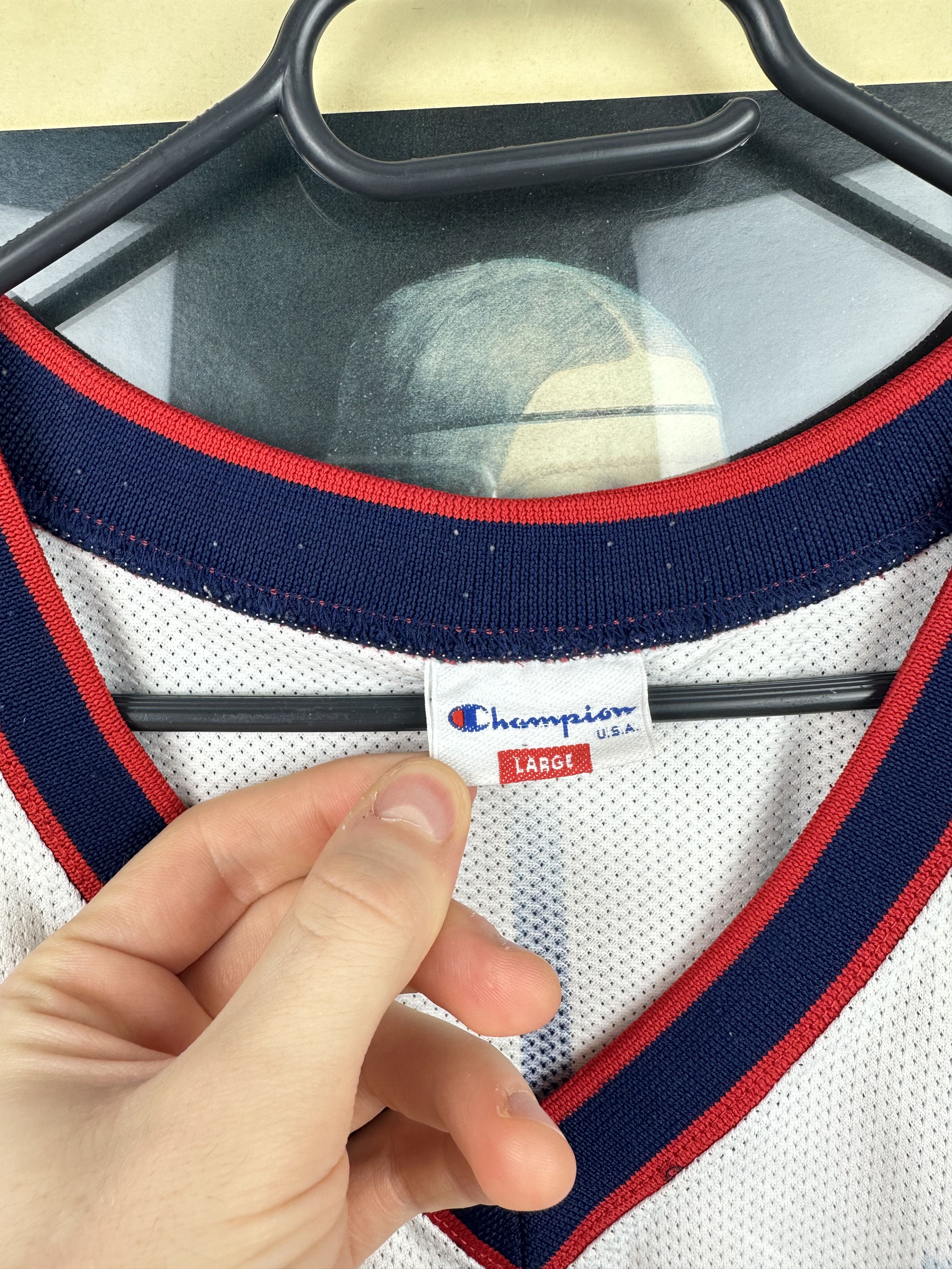Champion × NBA × Vintage Vintage Houston Rockets Olajuwon Jersey NBA Shirt Champion Size US L / EU 52-54 / 3 - 4 Thumbnail