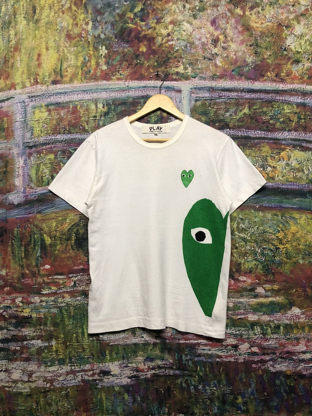 CDG by Comme des Garcons × Comme des Garcons PLAY ‼️LAST DROP ‼️Comme des garçons play shirt green heart Size US M / EU 48-50 / 2 - 1 Thumbnail