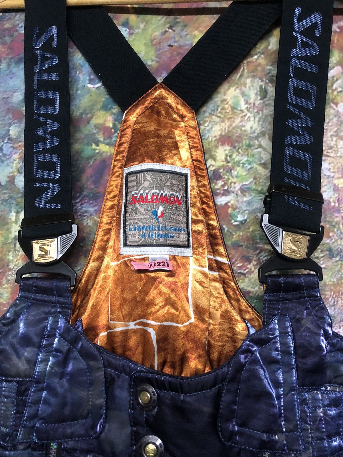 Salomon ‼️LAST DROP‼️Vintage Salamon Glitter Skiwear Jumpsuit Size US 32 / EU 48 - 3 Thumbnail