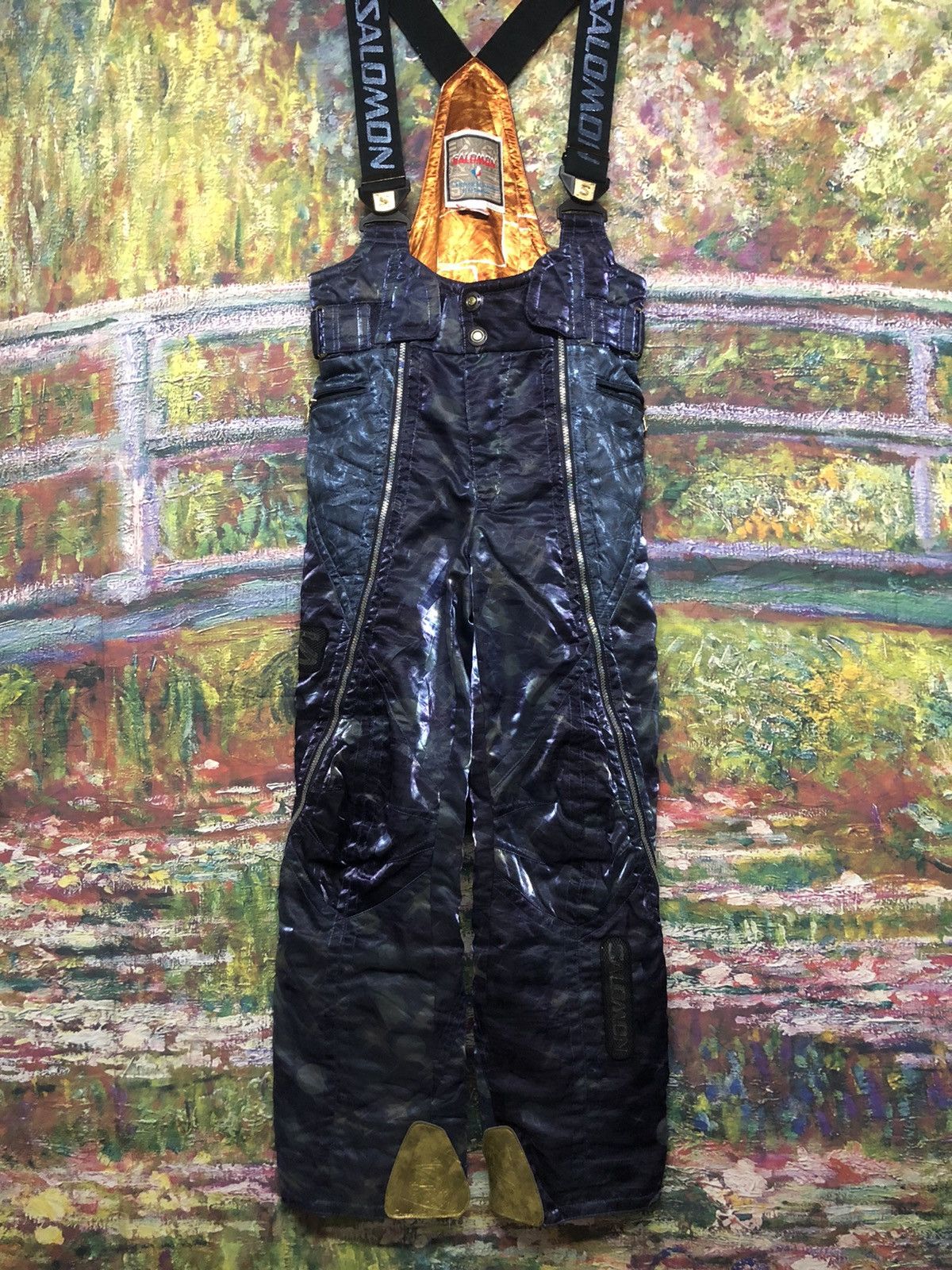 Salomon ‼️LAST DROP‼️Vintage Salamon Glitter Skiwear Jumpsuit Size US 32 / EU 48 - 1 Thumbnail