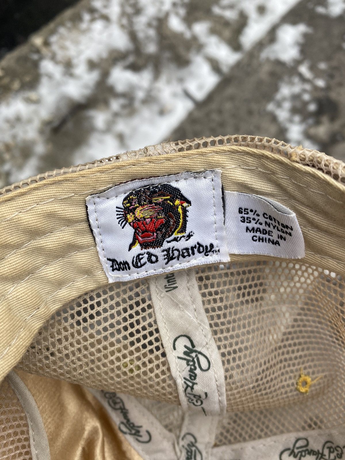 Ed Hardy × Vintage 🐻 Don Ed Hardy Cap Y2K Trucker Hat Vintage Yeat Travis Scott Size ONE SIZE - 7 Thumbnail