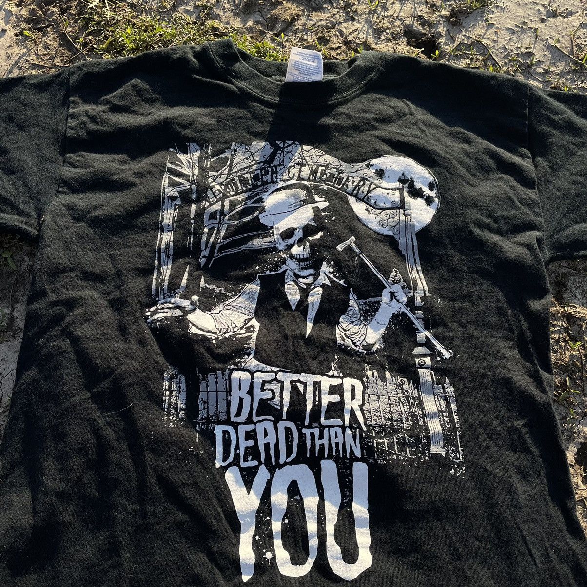 Vintage Vintage 90s Graphic Tee Sun Faded Skull Print Grunge Boxy XS Size US XS / EU 42 / 0 - 5 Thumbnail